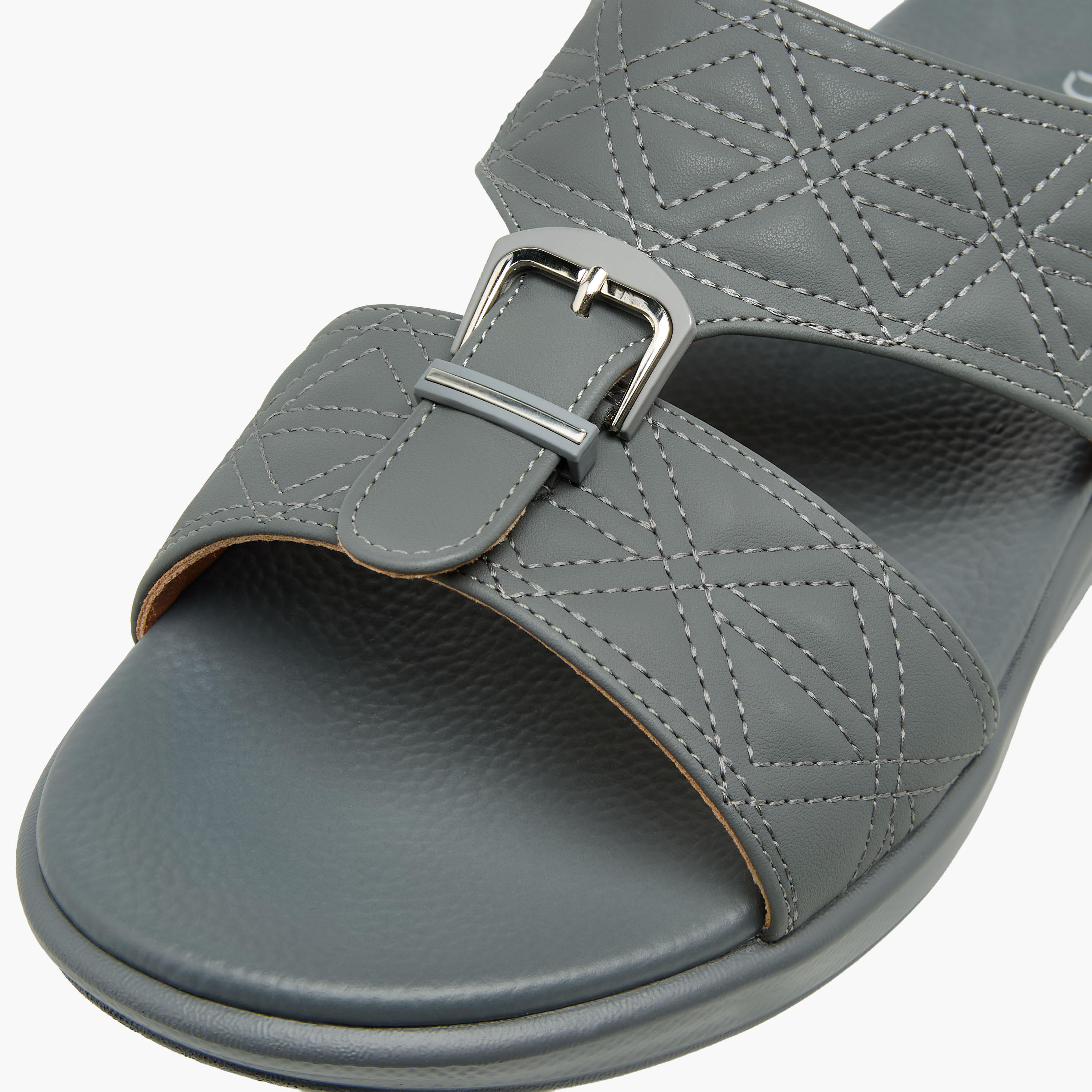 Duchini Men Buckle Accent Arabic Sandals-men-shoes-sandals-image-4