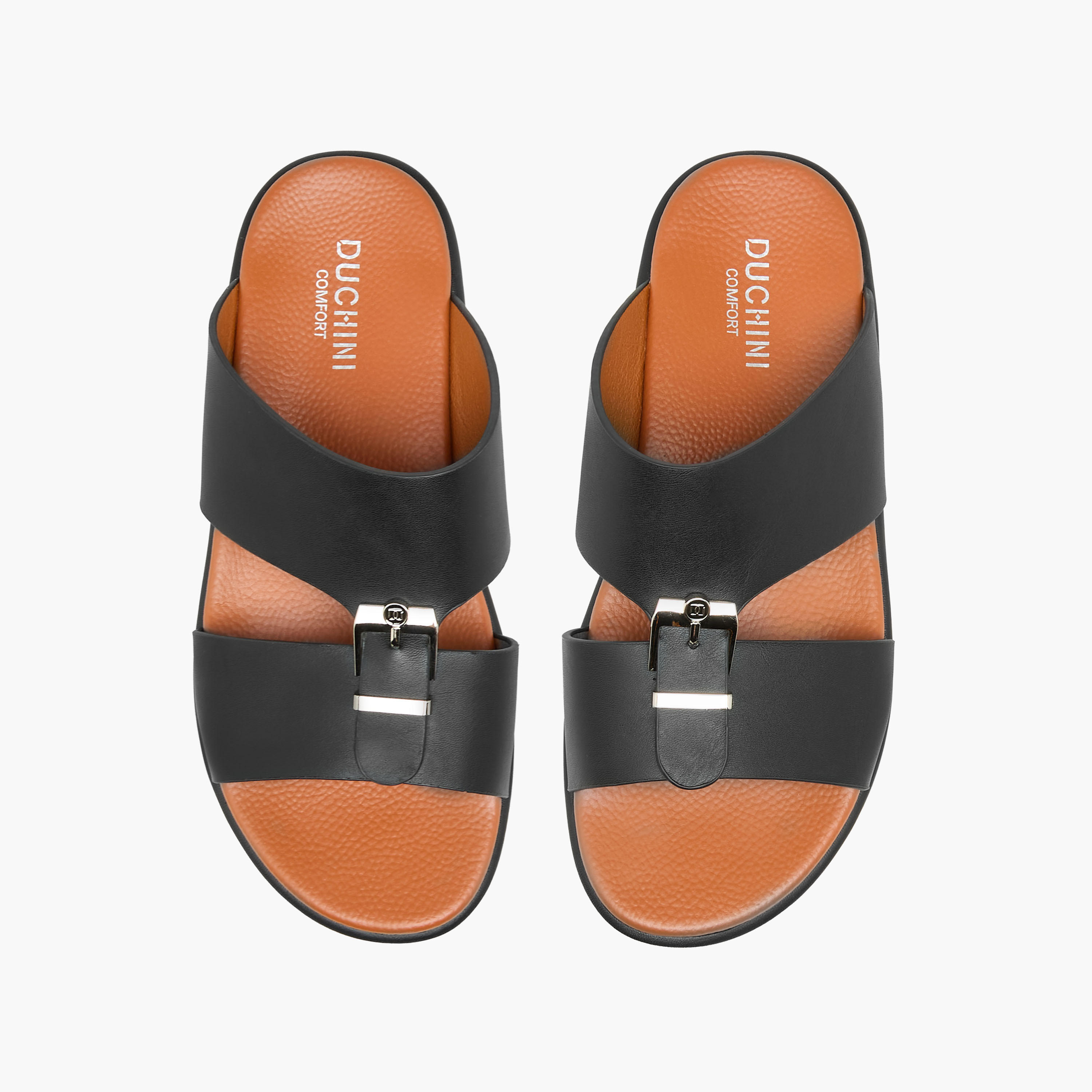 Duchini Men Buckle Accent Arabic Sandals-men-shoes-sandals-image-1