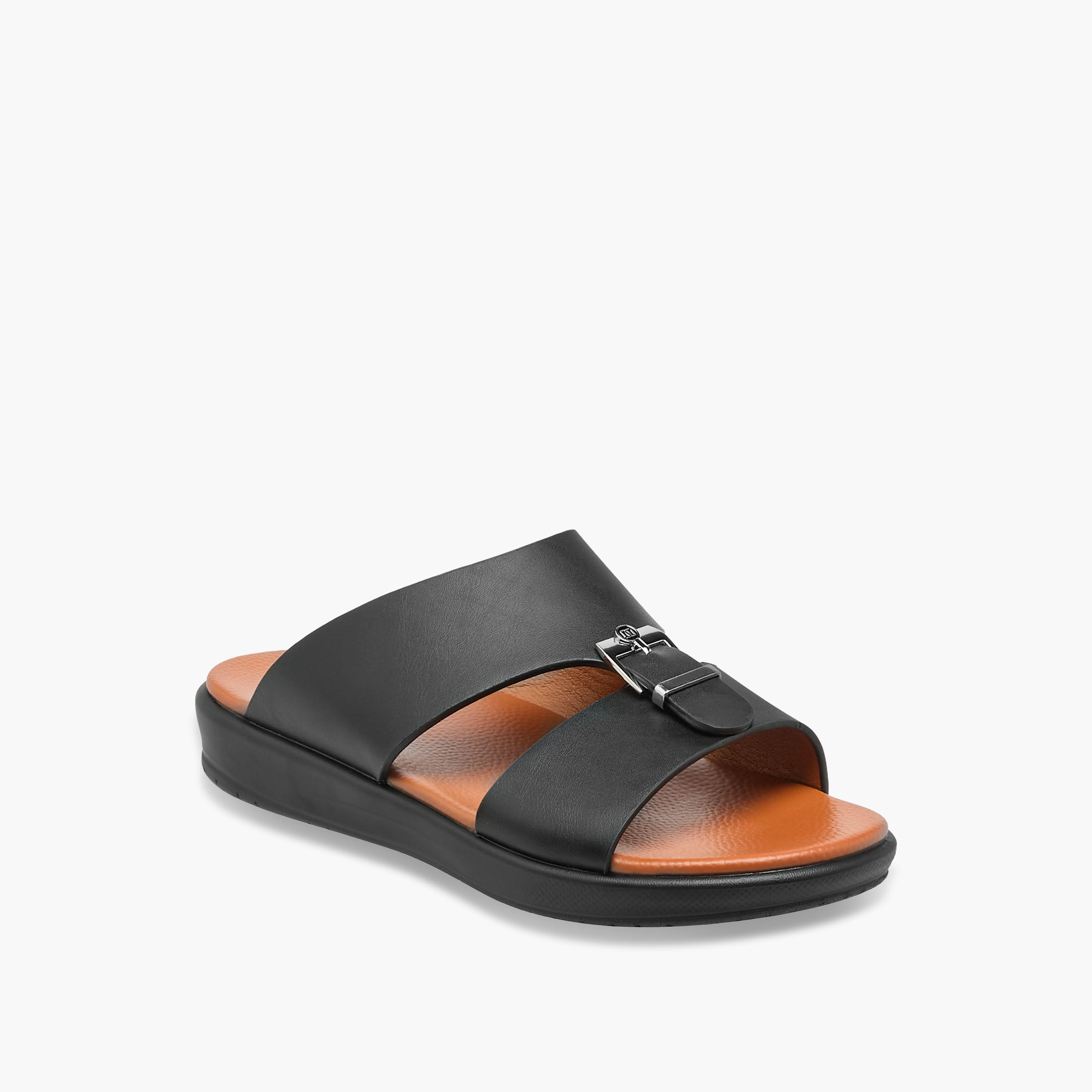 Duchini Men Buckle Accent Arabic Sandals-men-shoes-sandals-image-2