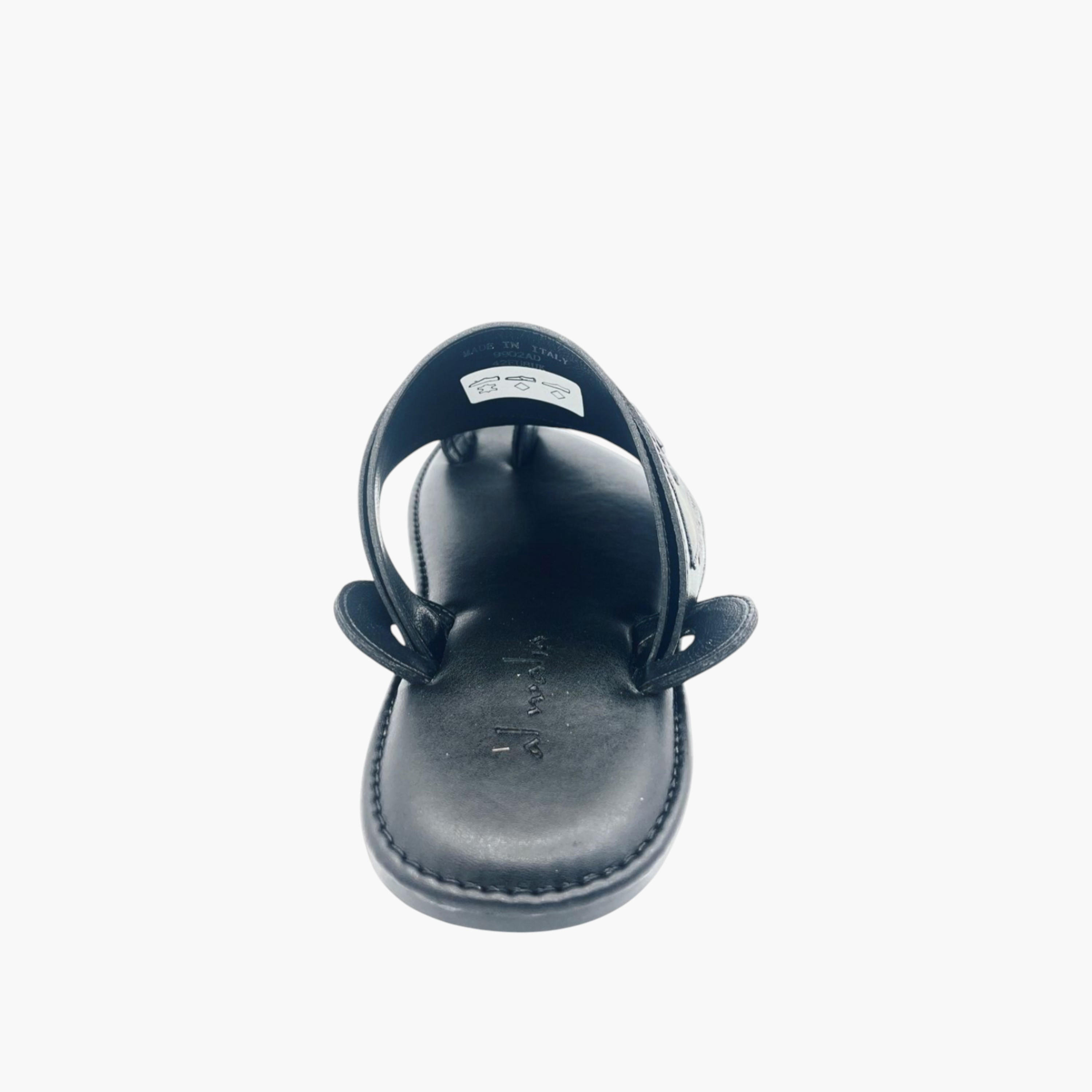Al Waha Embroidered Slip-On Arabic Sandals-men-shoes-sandals-image-2