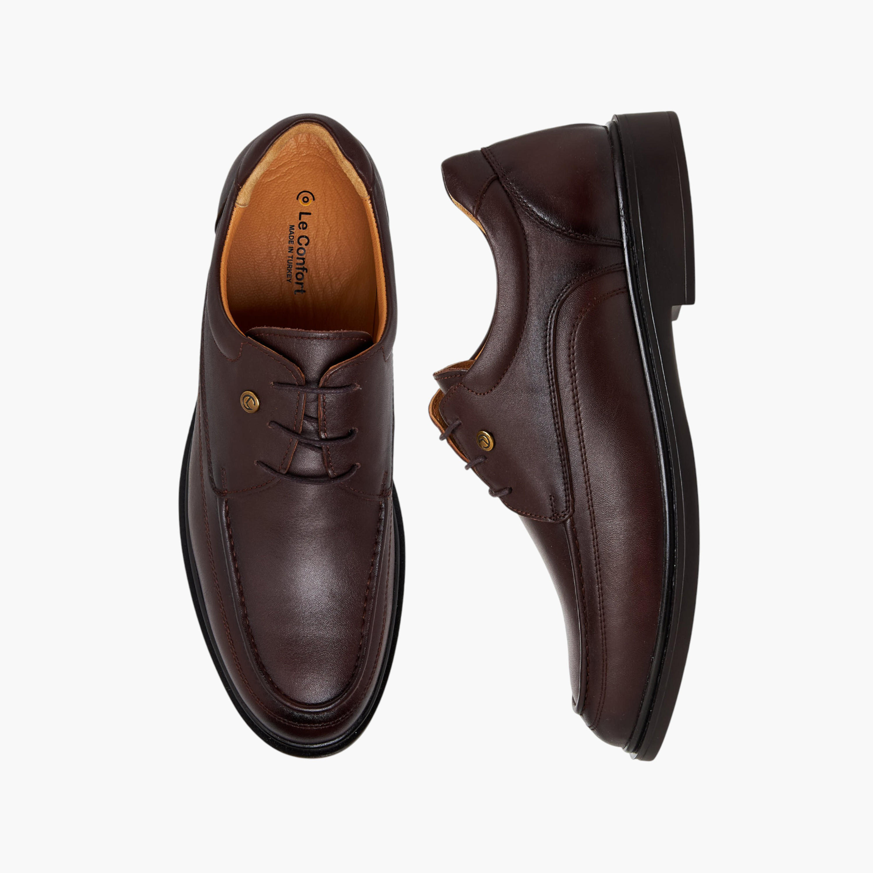 Le Confort Men Lace-Up Derby Shoes-men-shoes-formalshoes-image-1