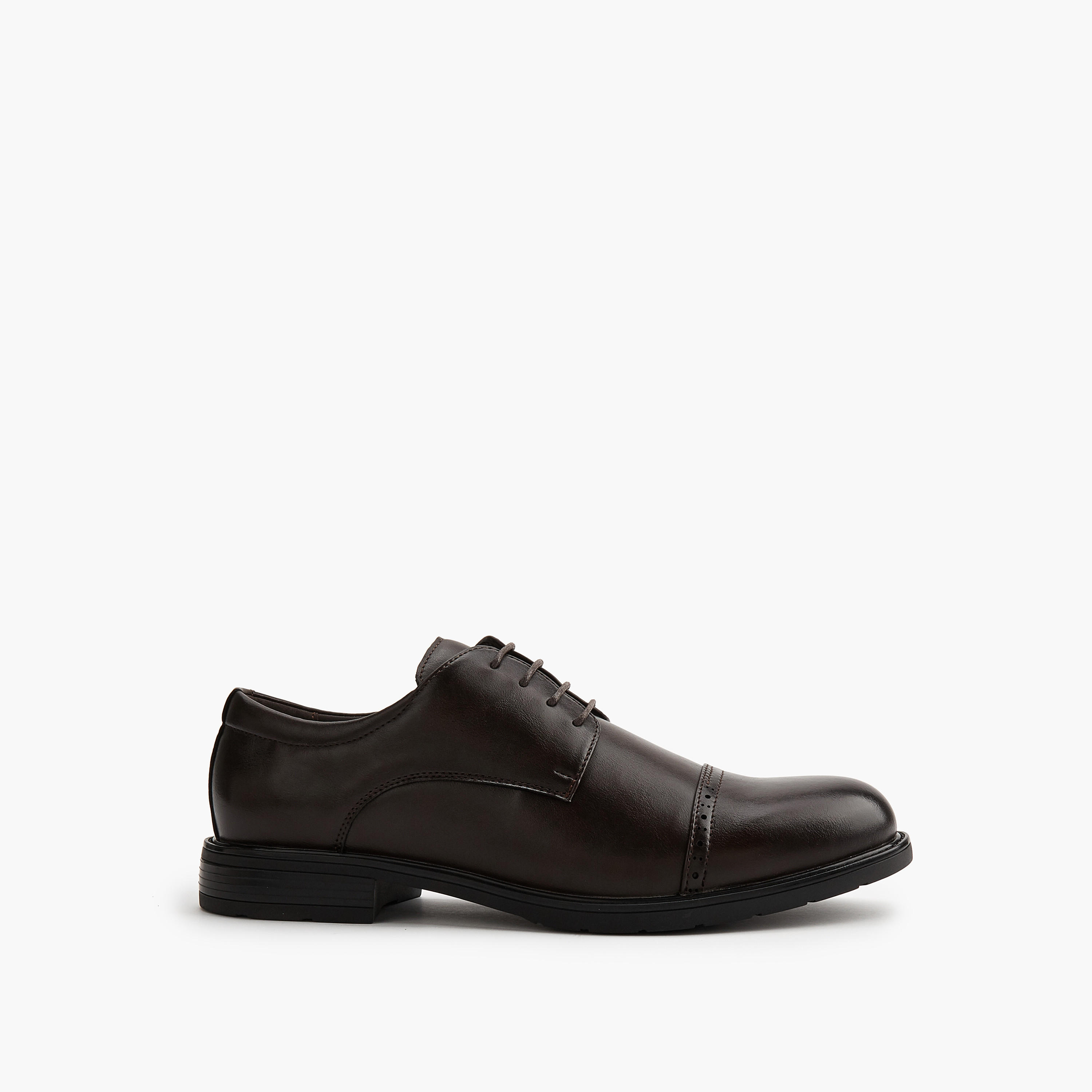Duchini Men's Solid Lace-Up Derby Shoes-men-shoes-formalshoes-image-2