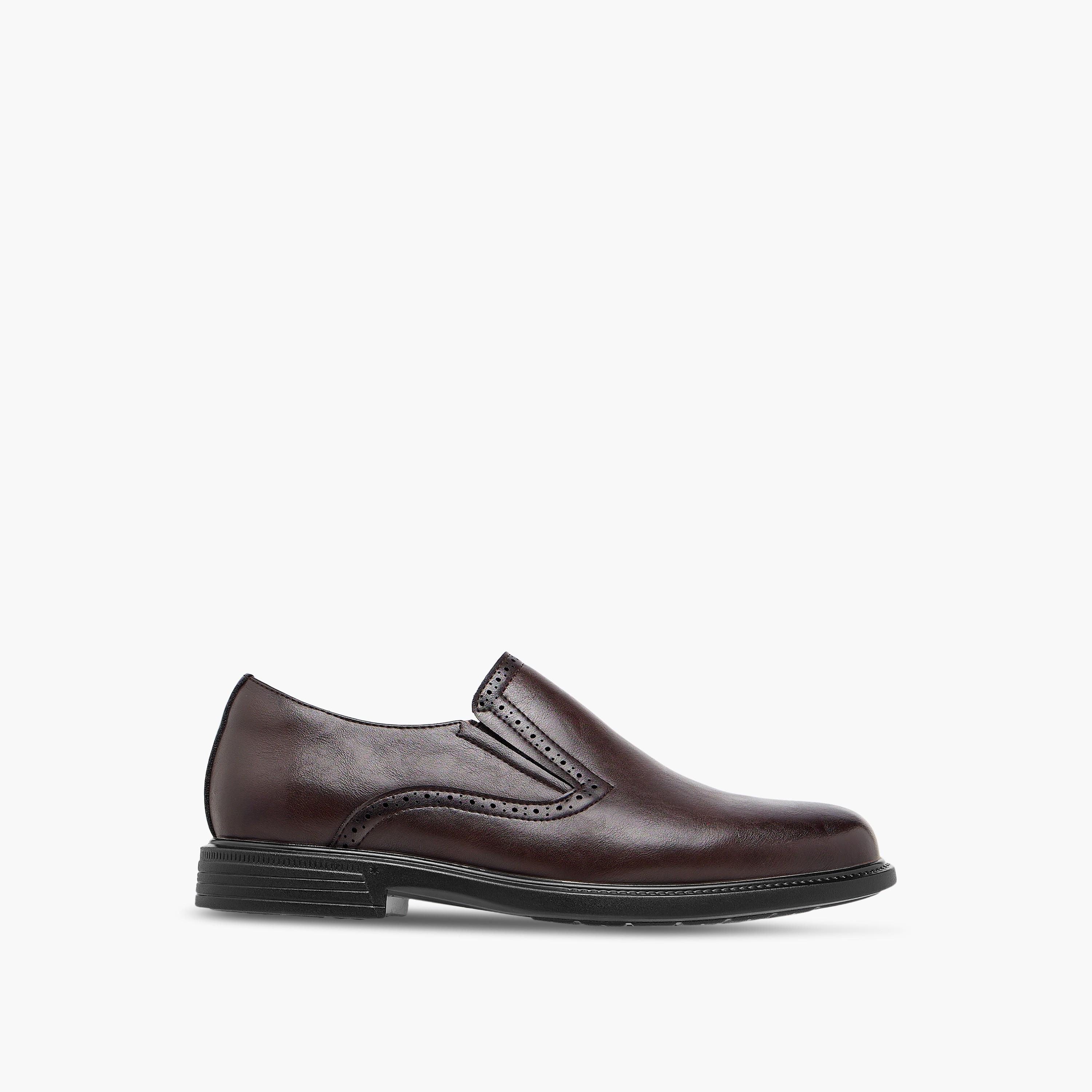 Duchini Men's Textured Slip-On Loafers-men-shoes-loafersandmoccasins-image-3