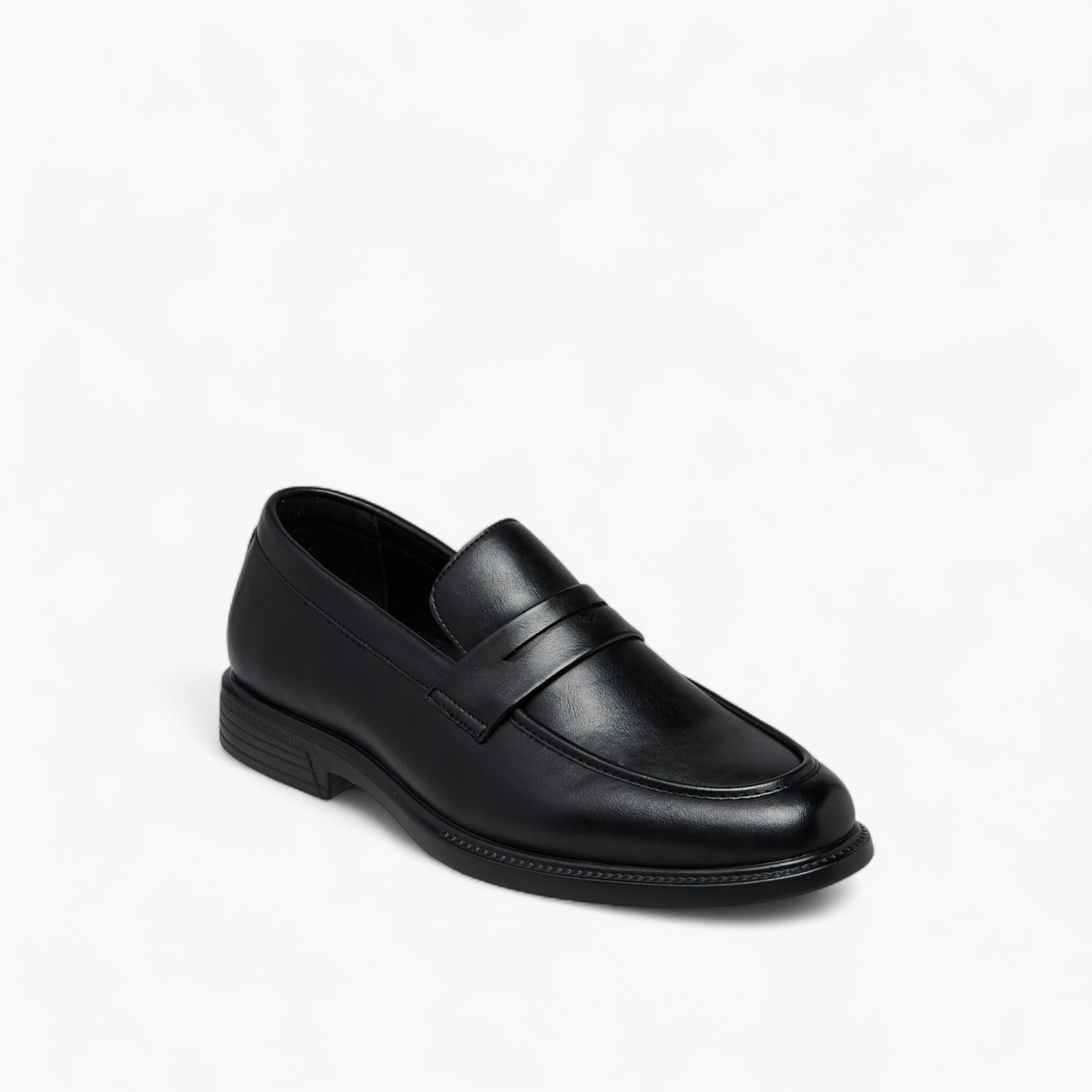 Duchini Men's Cutout Detail Slip-On Loafers-men-shoes-loafersandmoccasins-image-2