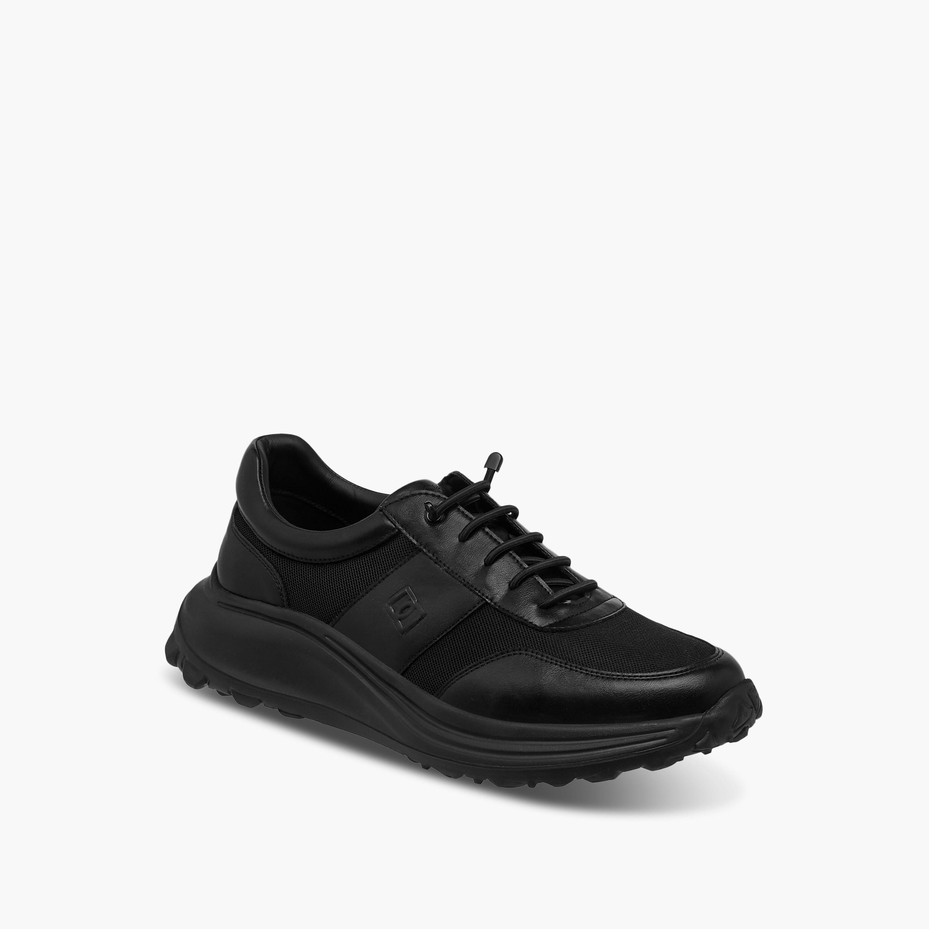 Duchini Men's Panelled Lace-Up Sneakers-men-shoes-sneakers-image-2