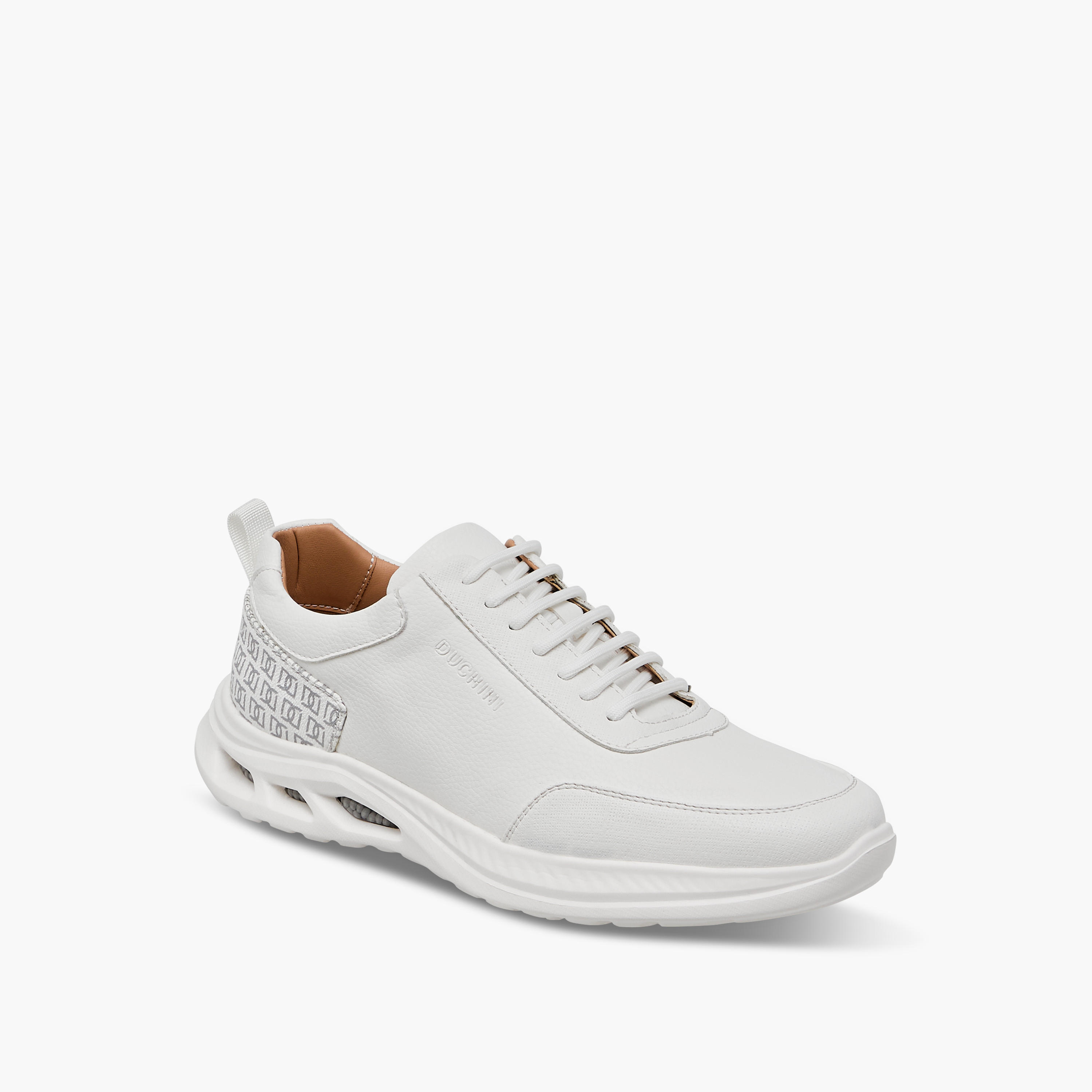 Duchini Men's Monogram Print Lace-Up Sneakers-men-shoes-sneakers-image-2