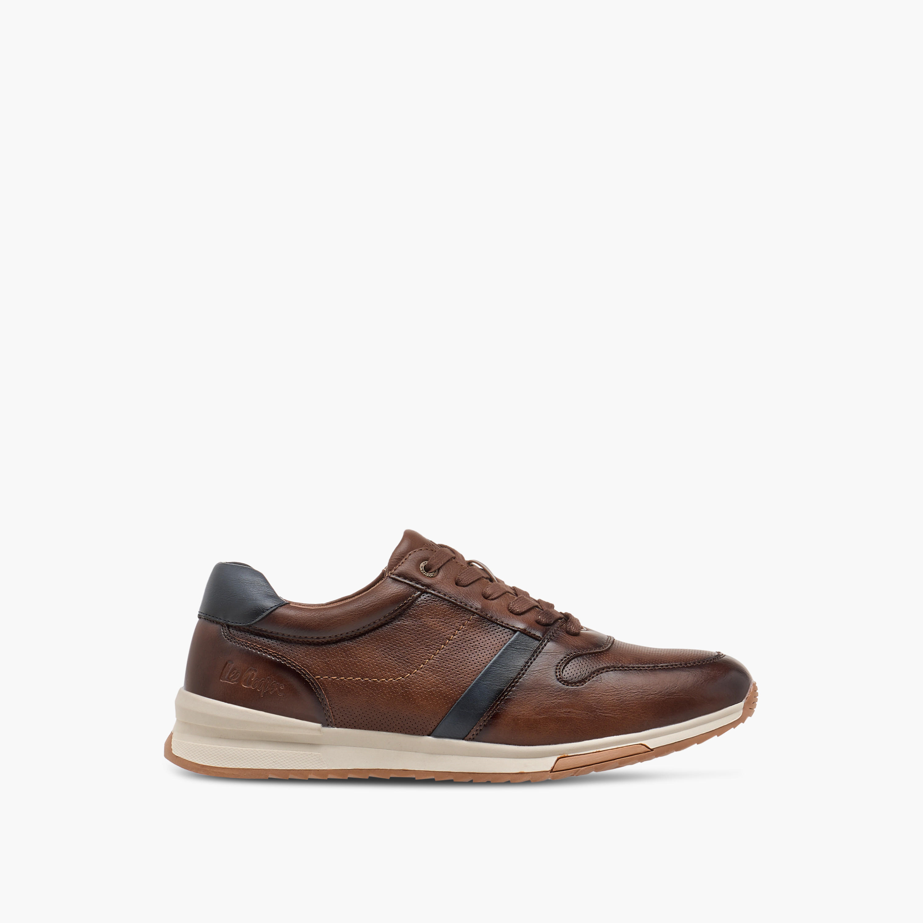 Lee Cooper Men's Panelled Lace-Up Sneakers-men-shoes-sneakers-image-3
