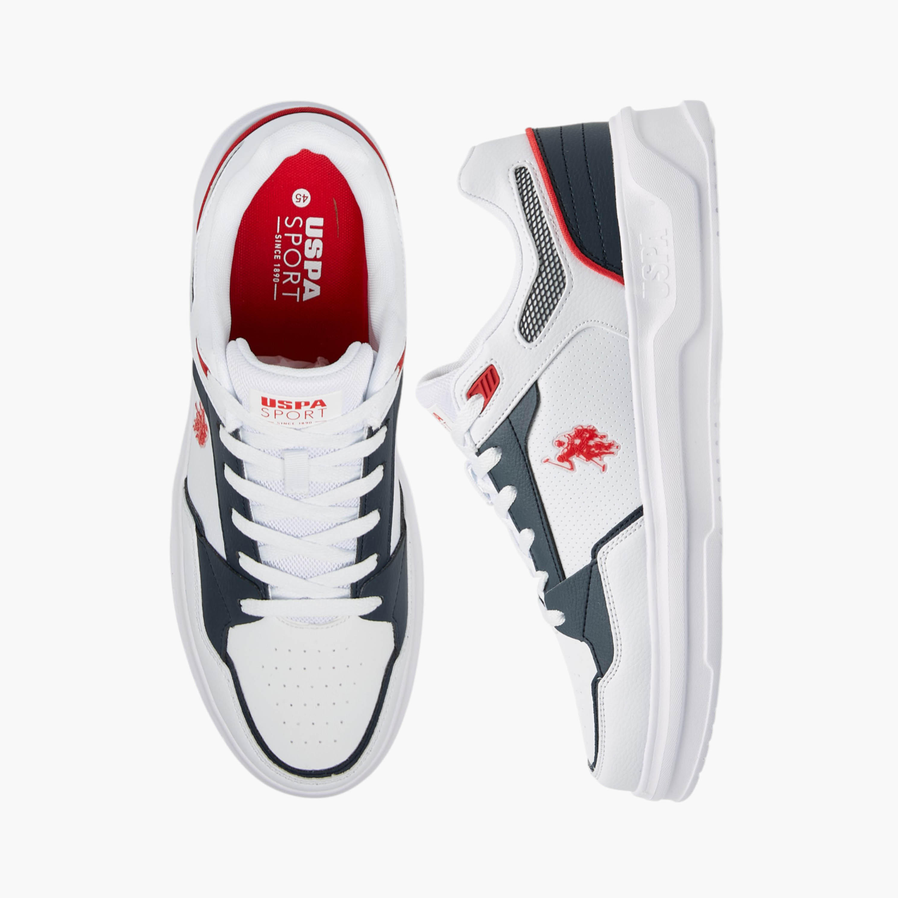 U.S. Polo Assn Men's Lace-Up Sneakers-men-shoes-sneakers-image-1