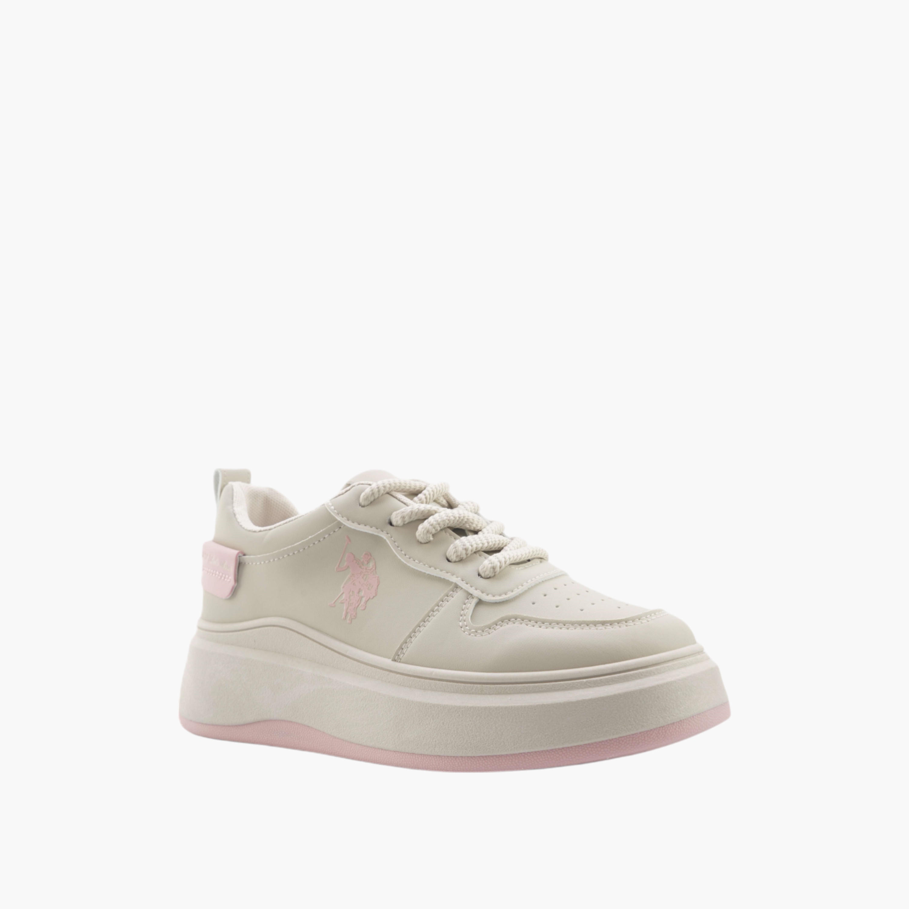U.S. Polo Assn Women's Lace-Up Sneakers - A10193791012010-women-shoes-sneakers-image-1