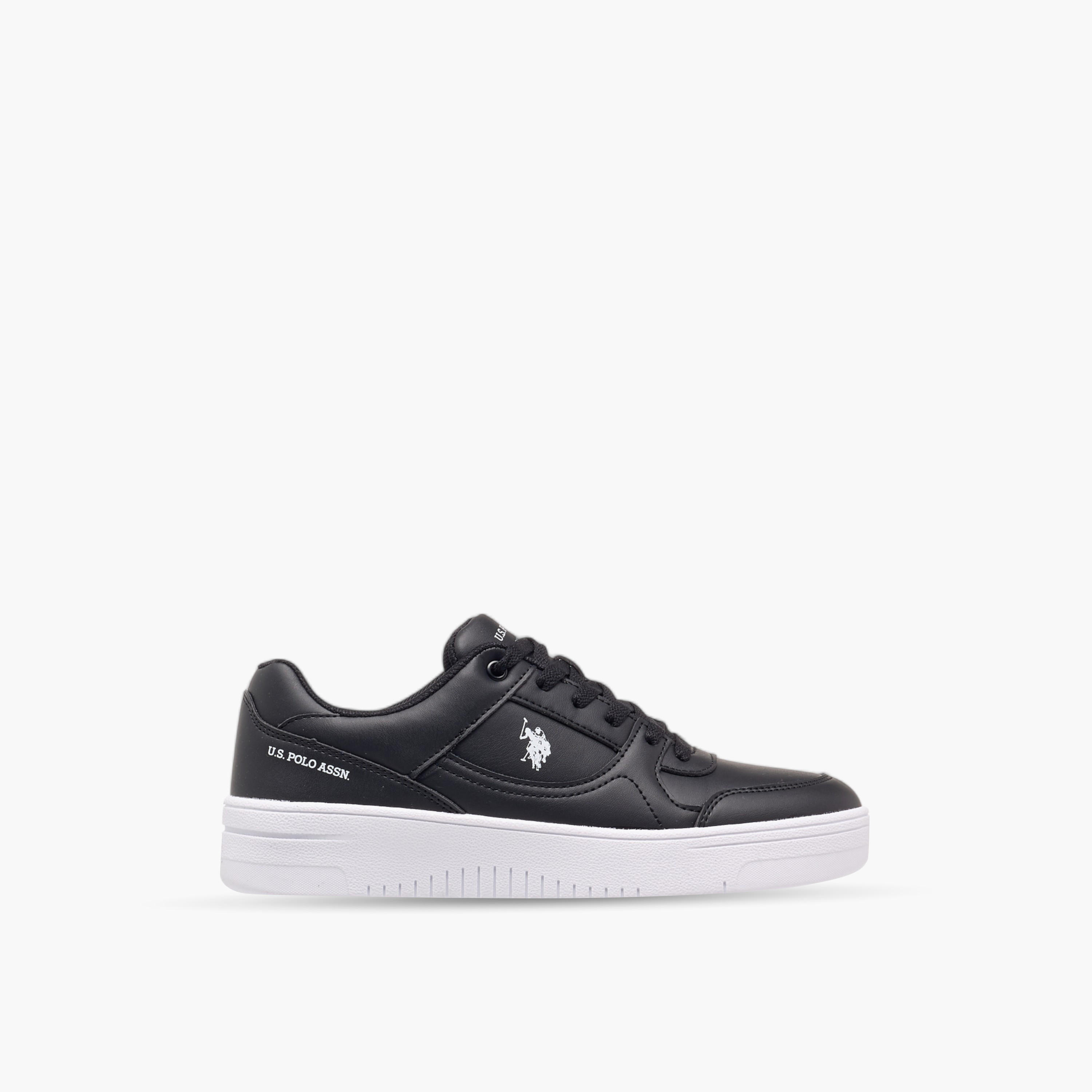U.S. Polo Assn Women's Logo Detail Sneakers with Lace-Up Closure-women-shoes-sneakers-image-3