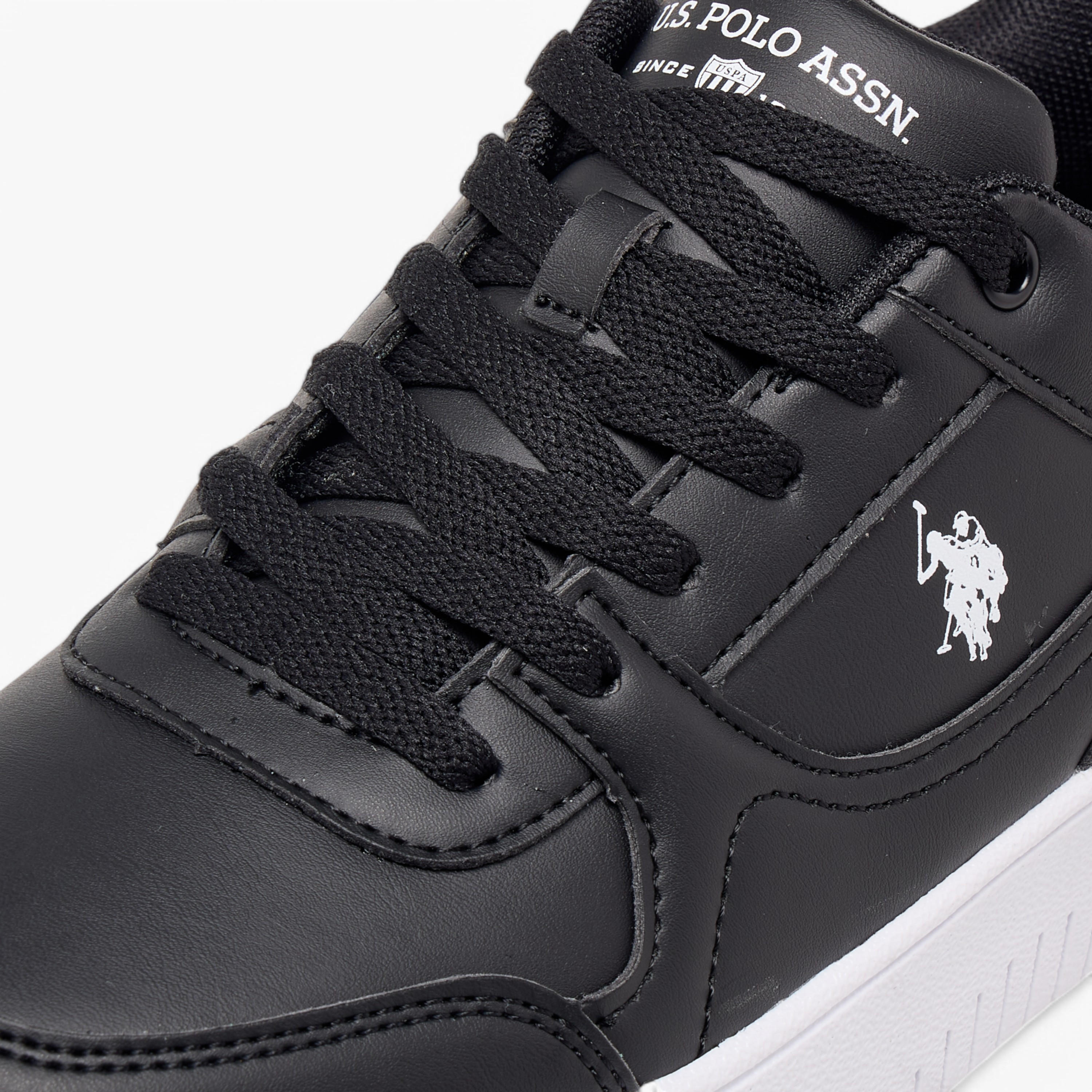 U.S. Polo Assn Women's Logo Detail Sneakers with Lace-Up Closure-women-shoes-sneakers-image-4