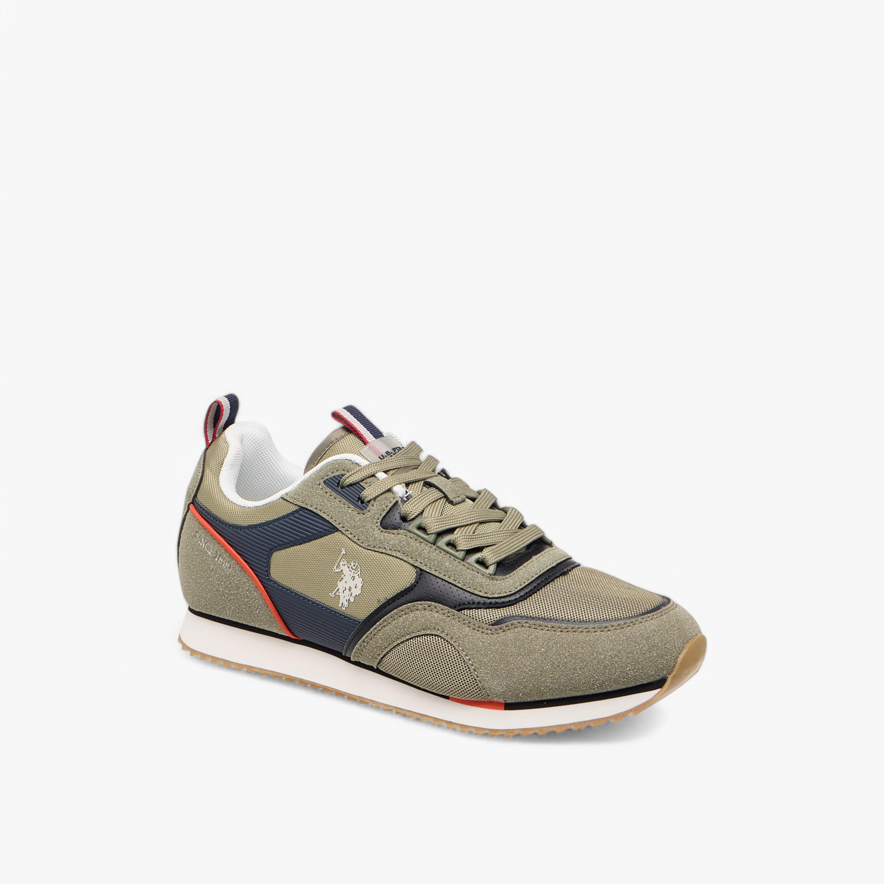 U.S. Polo Assn Men's Logo Detail Sneakers with Lace-Up Closure-men-shoes-sneakers-image-2