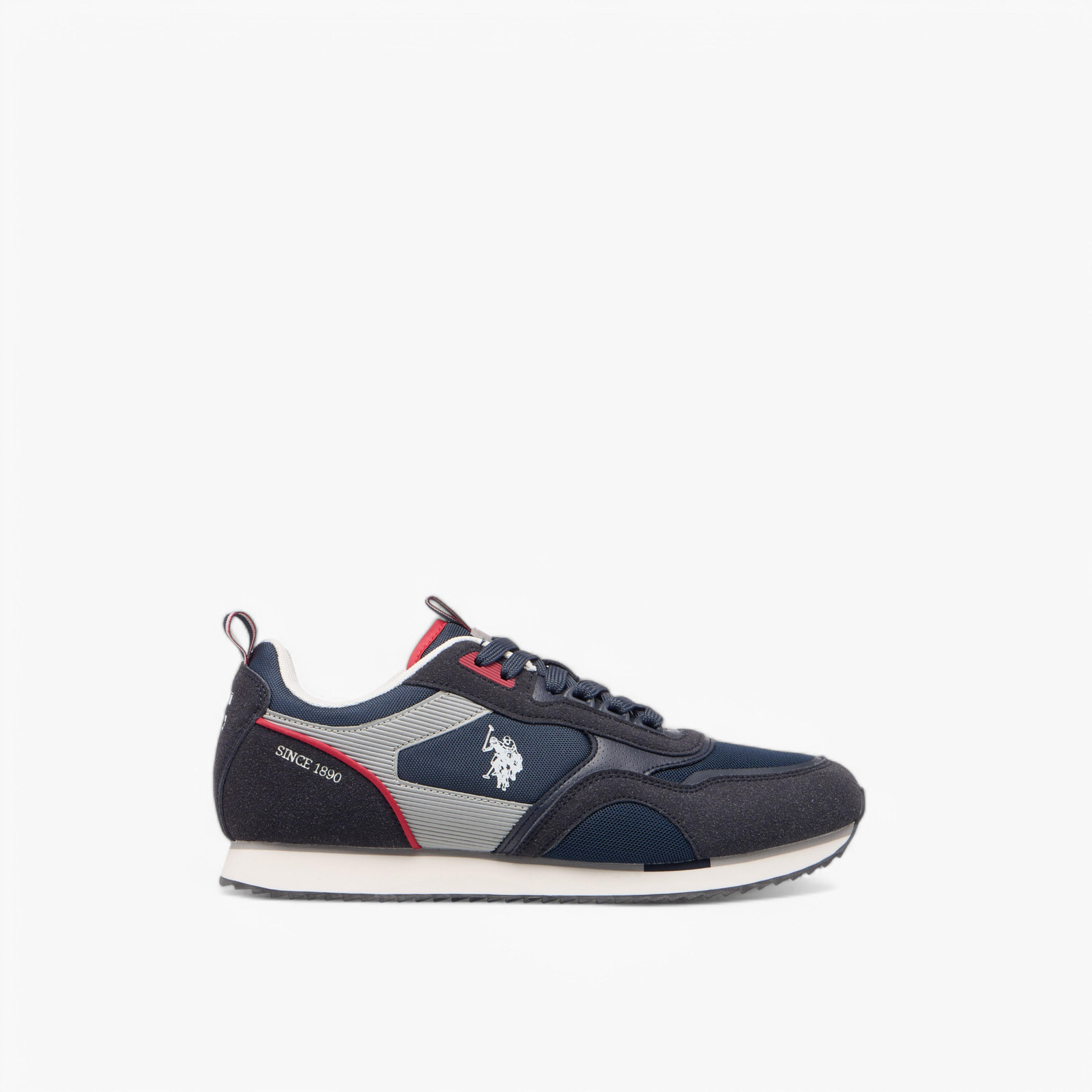 U.S. Polo Assn Men's Logo Detail Sneakers with Lace-Up Closure-men-shoes-sneakers-image-3