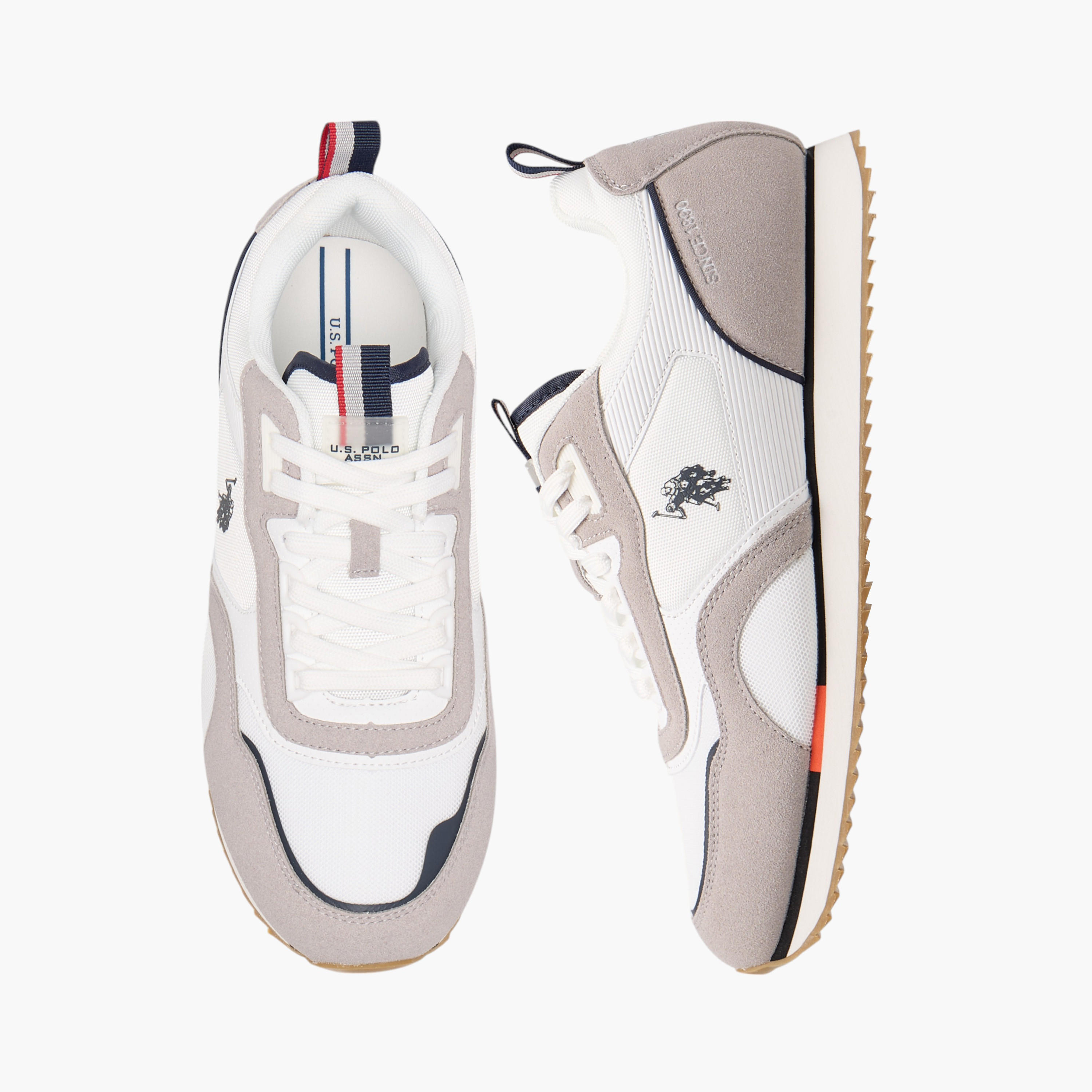 U.S. Polo Assn Men's Logo Detail Sneakers with Lace-Up Closure-men-shoes-sneakers-image-1