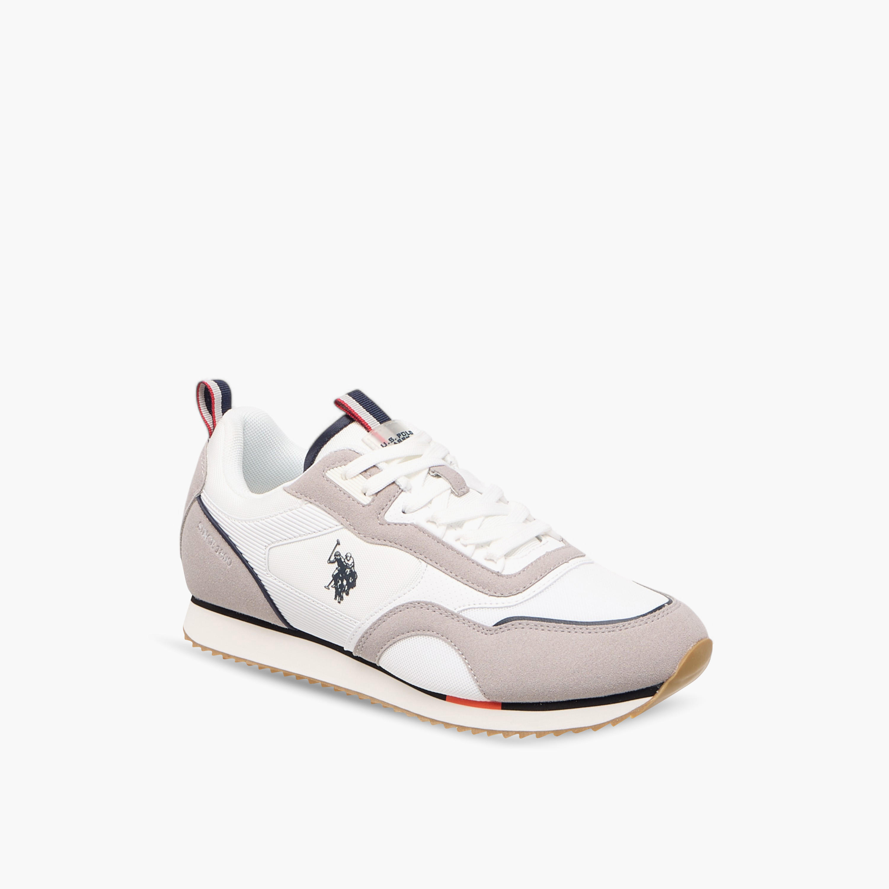 U.S. Polo Assn Men's Logo Detail Sneakers with Lace-Up Closure-men-shoes-sneakers-image-2