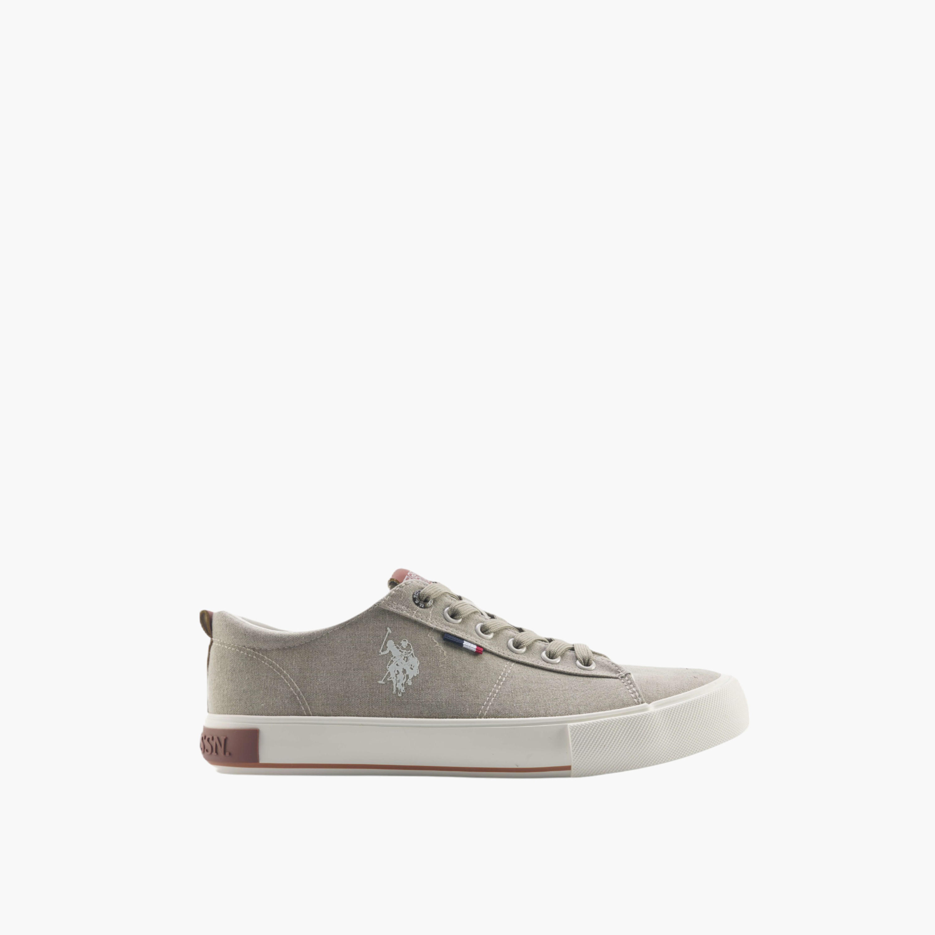 حذاء سنيكرز قماش برباط للرجال من يو اس بولو أسن-men-shoes-sneakers-image-2