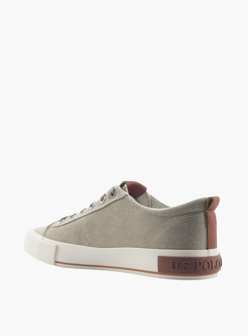 حذاء سنيكرز قماش برباط للرجال من يو اس بولو أسن-men-shoes-sneakers-image-3
