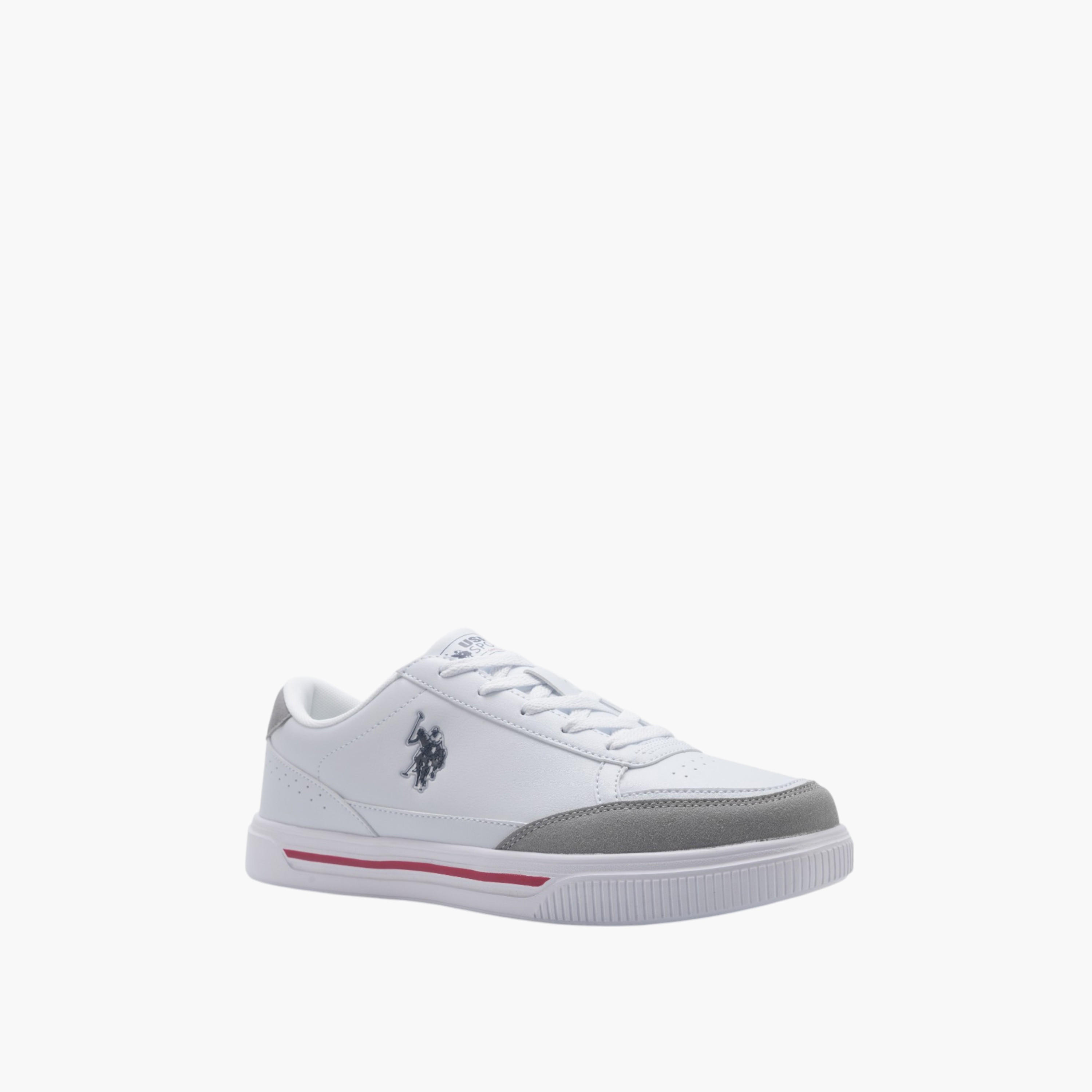 U.S. Polo Assn Logo Detail Lace-Up Sneakers-men-shoes-sneakers-image-3