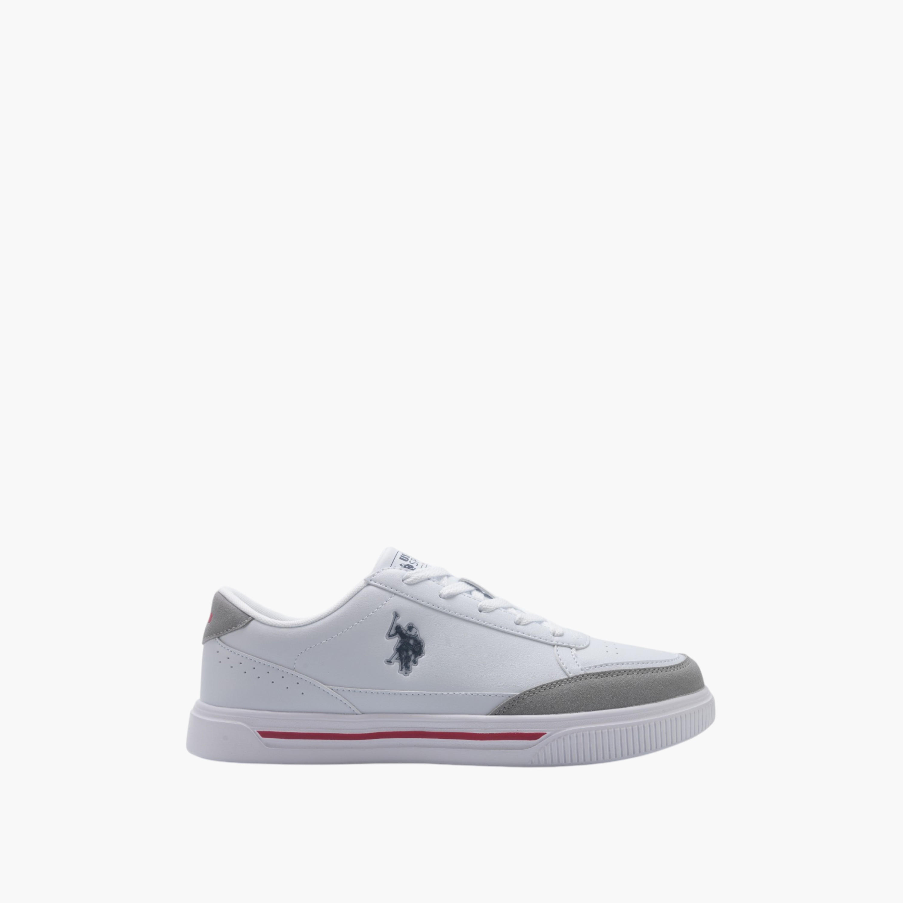 U.S. Polo Assn Logo Detail Lace-Up Sneakers-men-shoes-sneakers-image-4