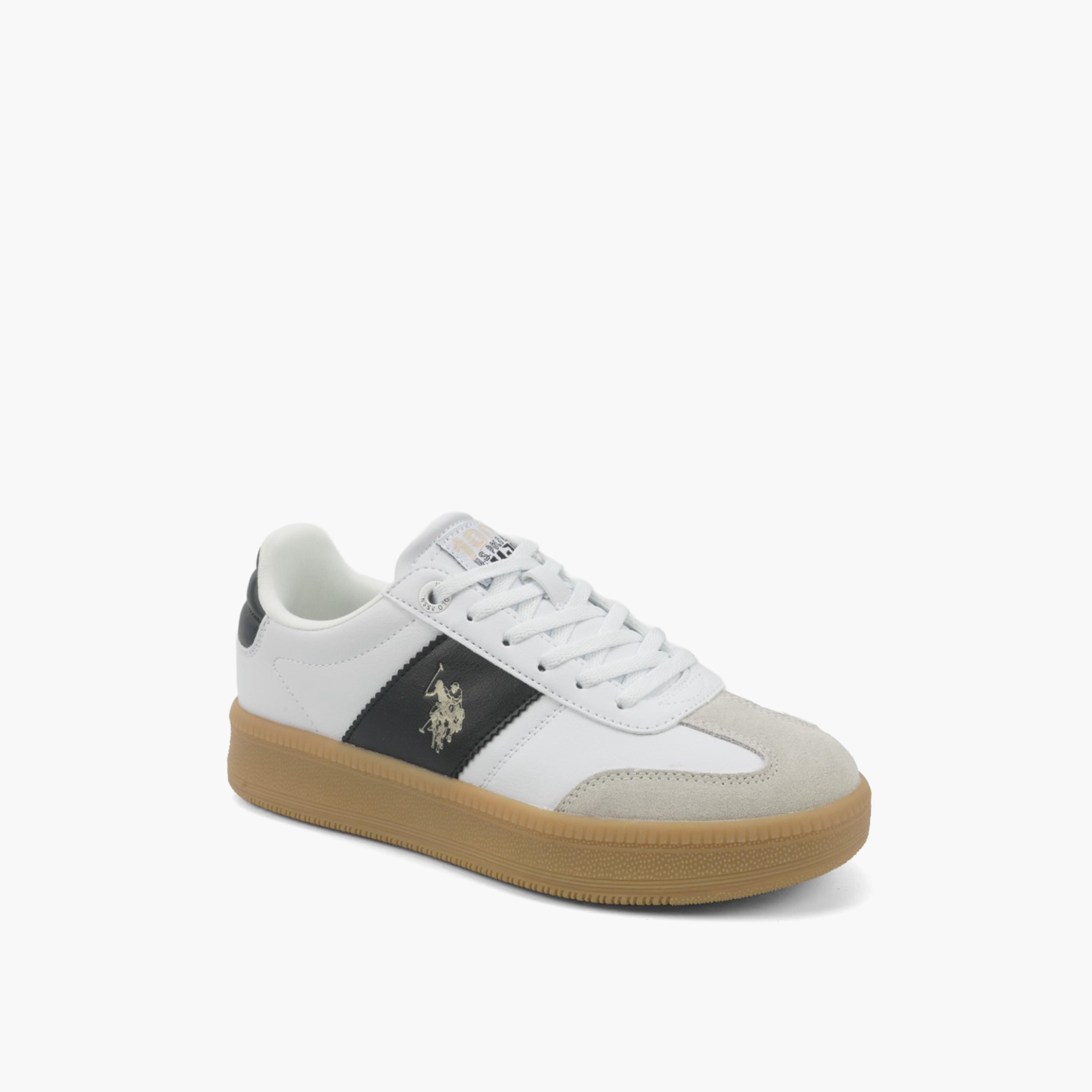 حذاء سنيكرز جلد برباط للرجال من يو إس بولو أسن-men-shoes-sneakers-image-1