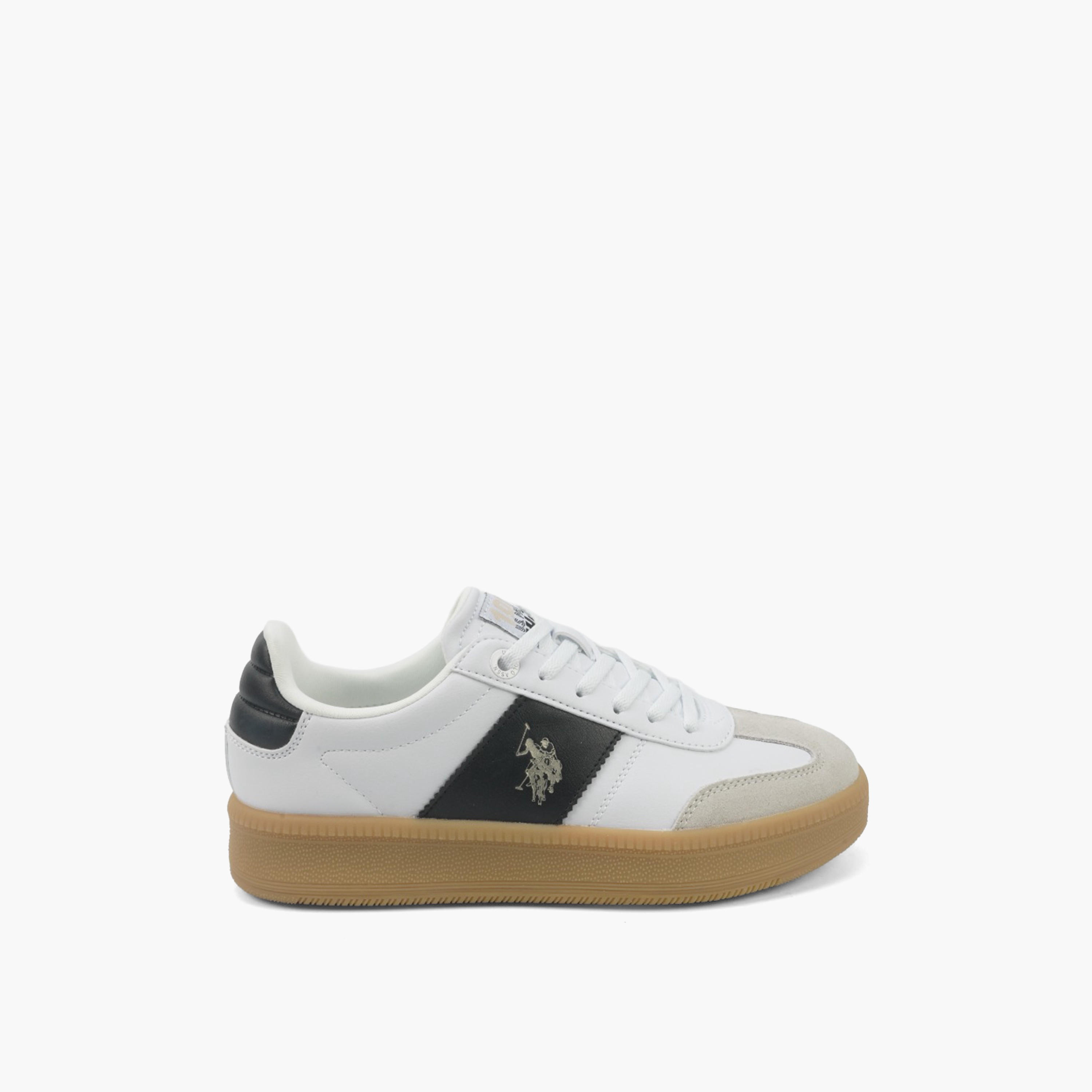 حذاء سنيكرز جلد برباط للرجال من يو إس بولو أسن-men-shoes-sneakers-image-5