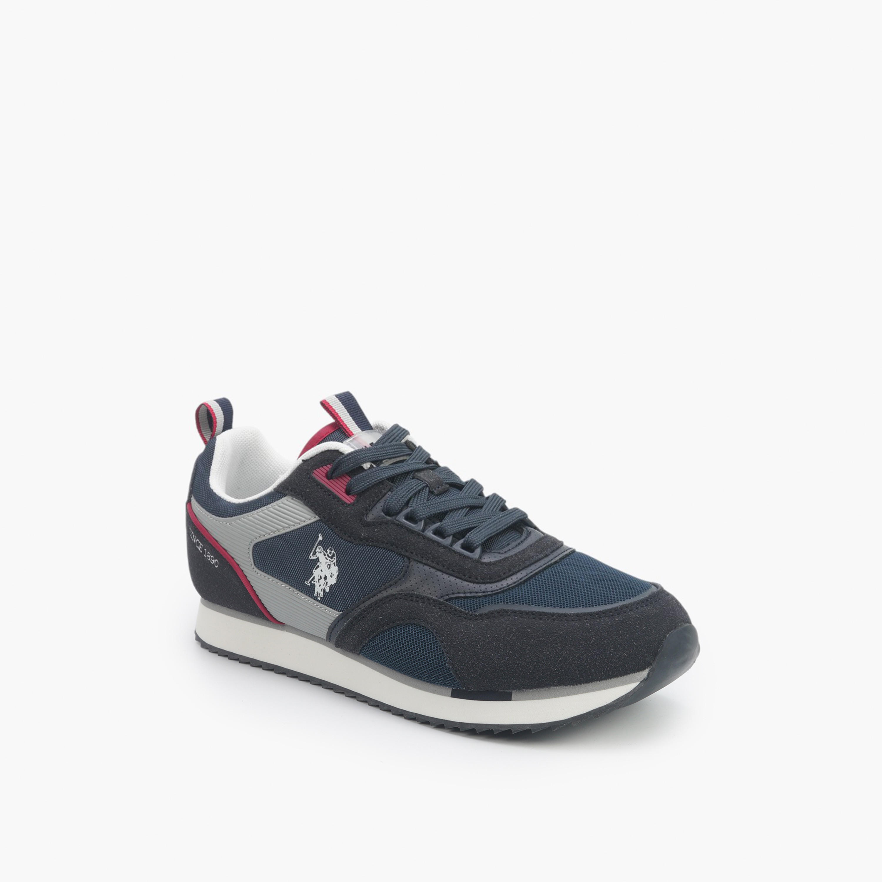 U.S. Polo Assn Men Lace-Up Sneakers-men-shoes-sneakers-image-1