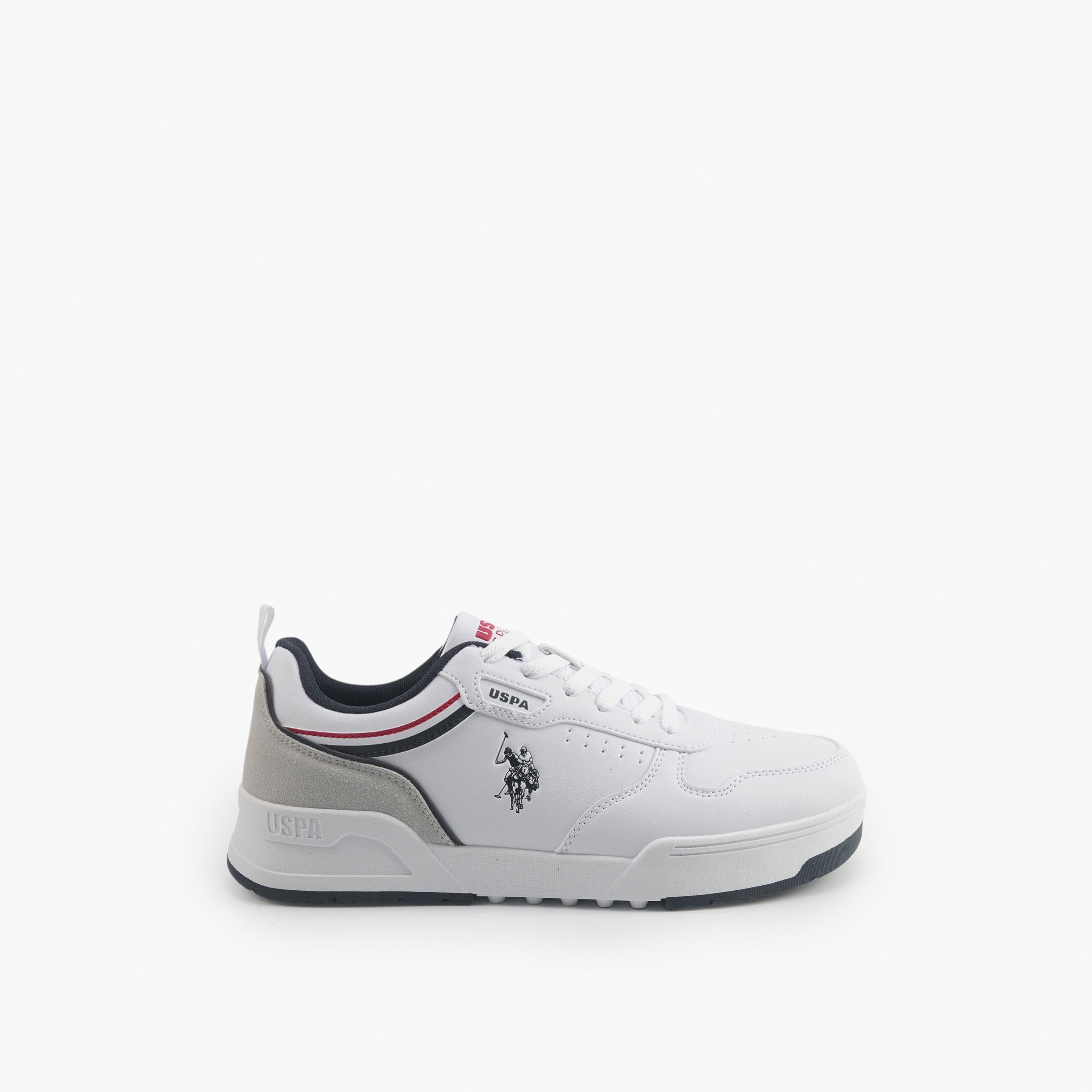 U.S. Polo Assn Men Perforated Lace-Up Sneakers-men-shoes-sneakers-image-2