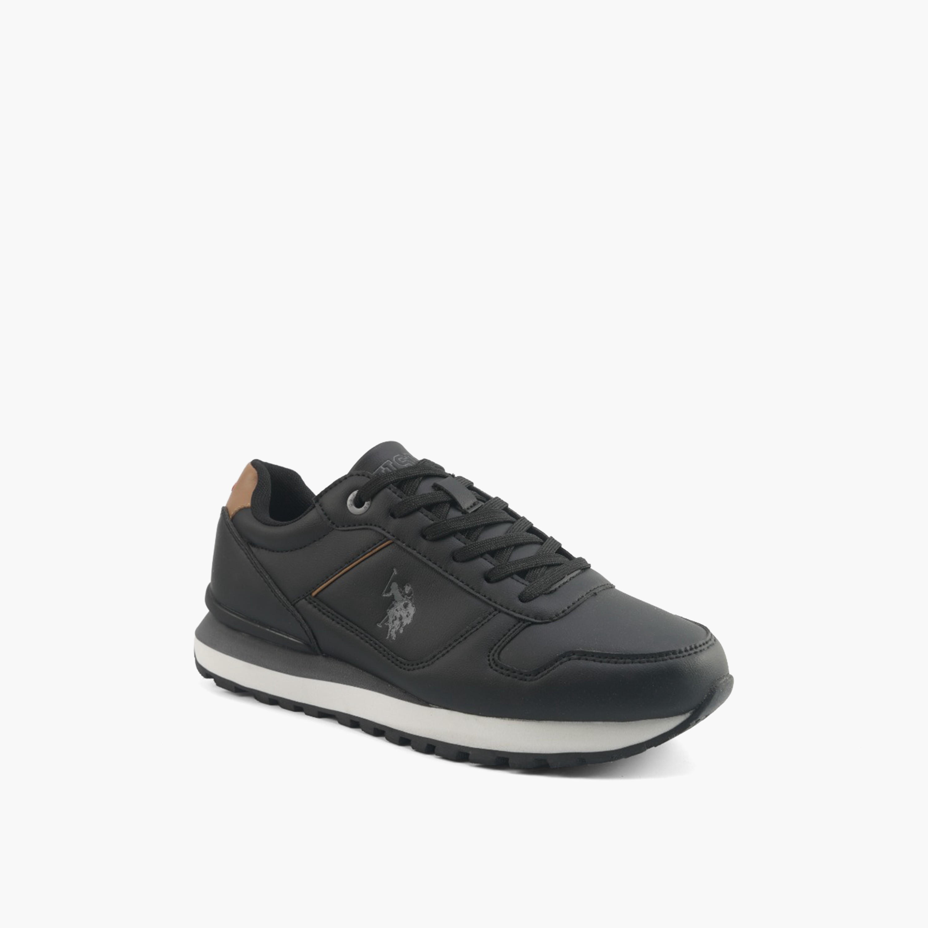حذاء سنيكرز بطول الكاحل ورباط للرجال من يو أس بولو أسن-men-shoes-sneakers-image-1