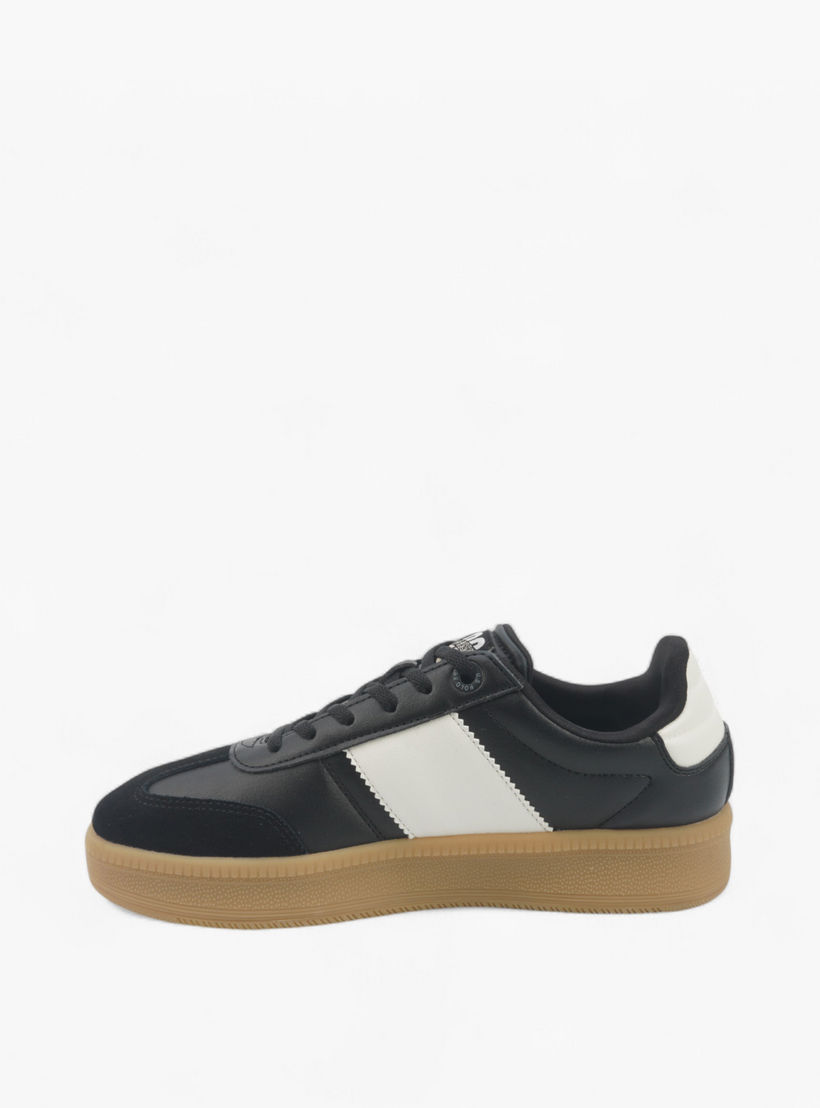 U.S. Polo Assn Women's Panelled Lace-Up Sneakers-women-shoes-sneakers-image-3