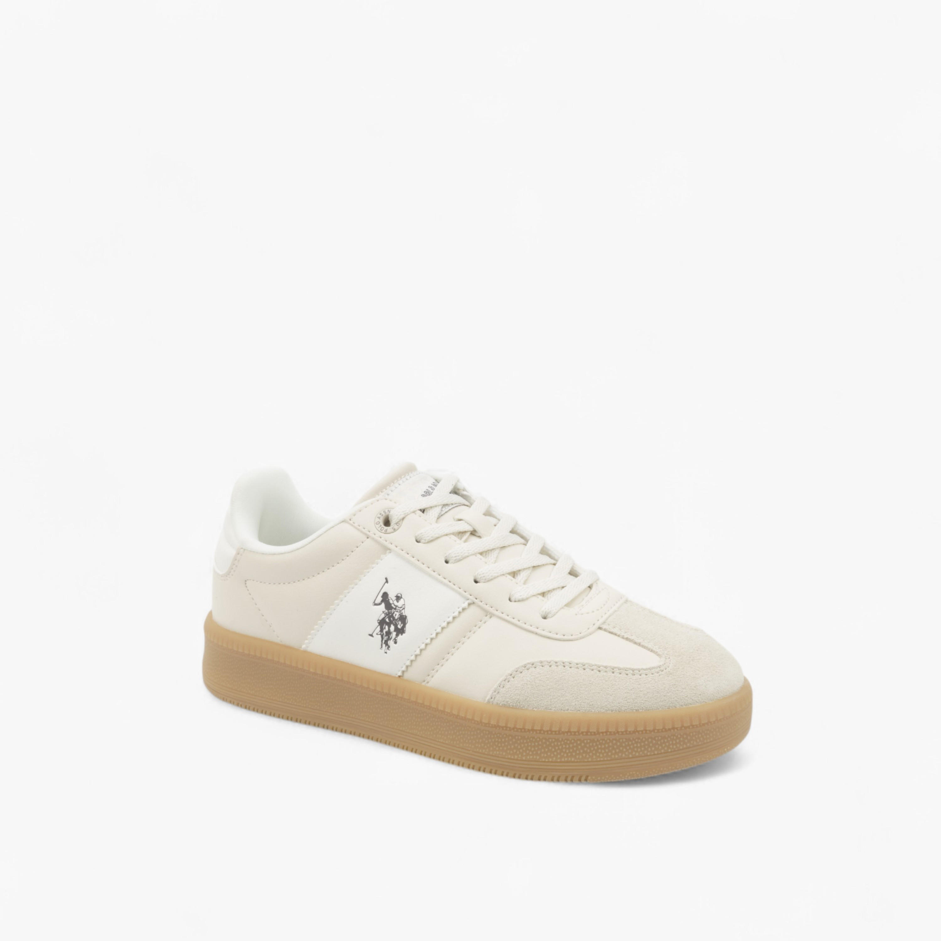 U.S. Polo Assn Women's Panelled Lace-Up Sneakers-women-shoes-sneakers-image-1