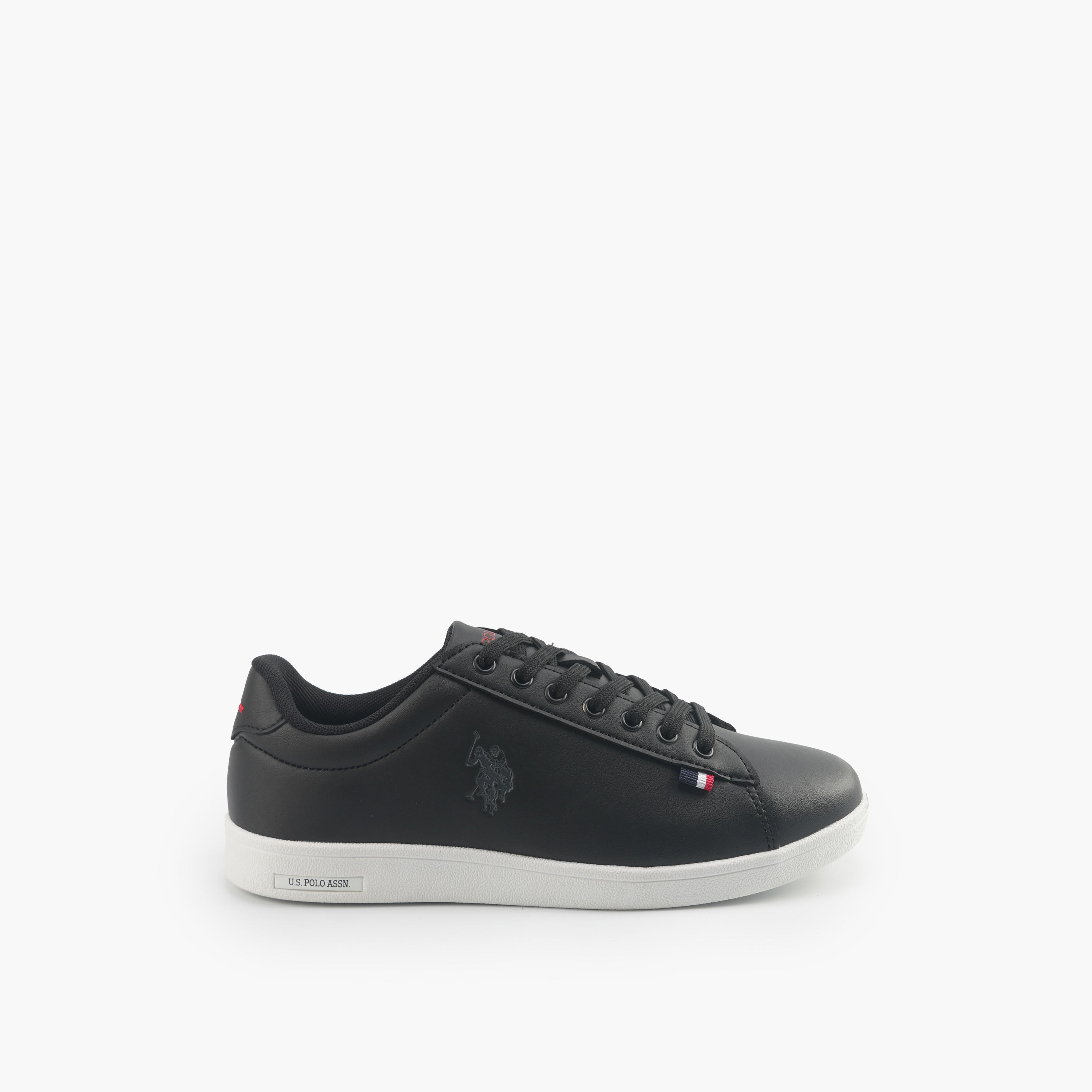 حذاء سنيكرز برباط إغلاق ونقوش شعار للنساء من يو إس بولو أسن-women-shoes-sneakers-image-2