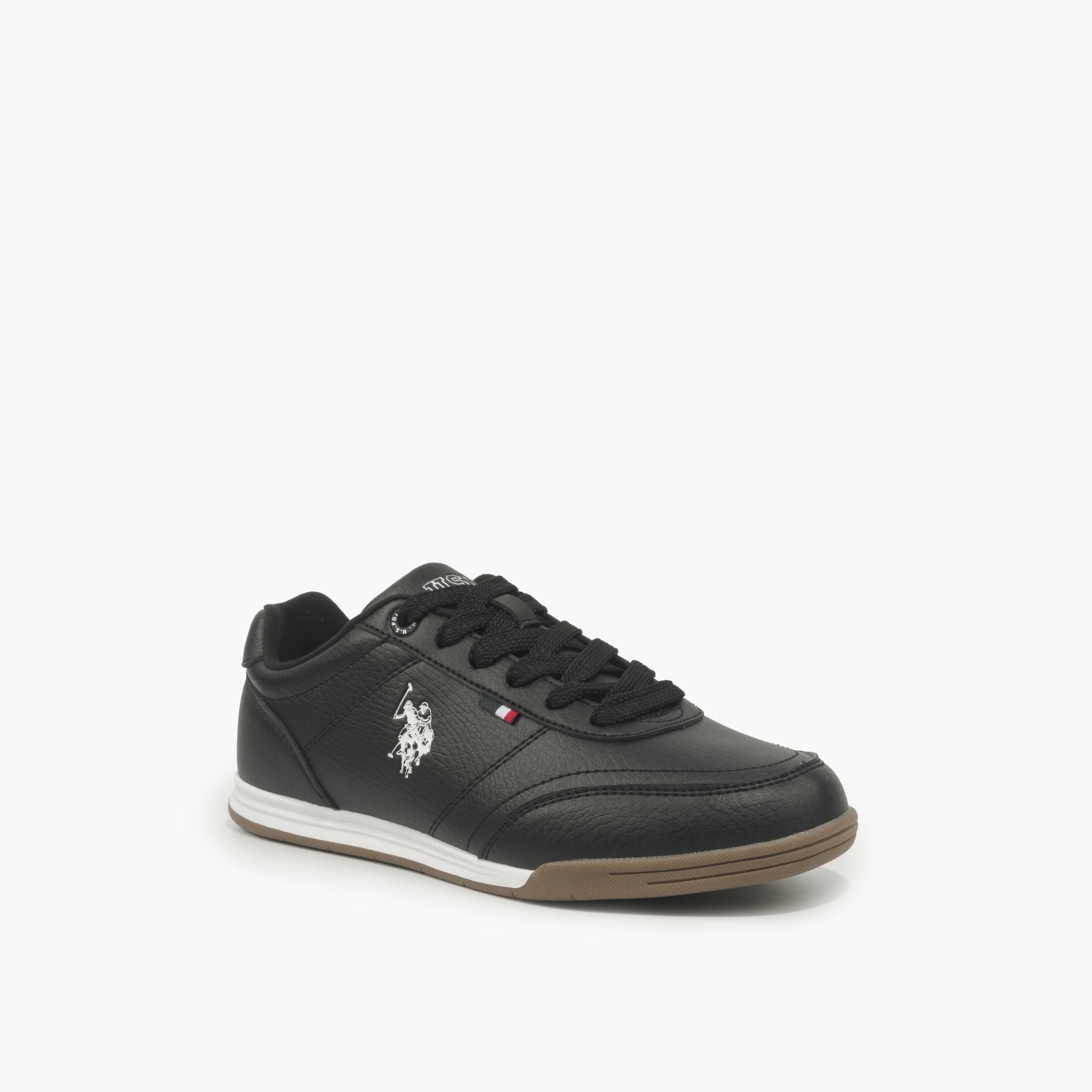 U.S. Polo Assn Women Lace-Up Ankle Sneakers-women-shoes-sneakers-image-1