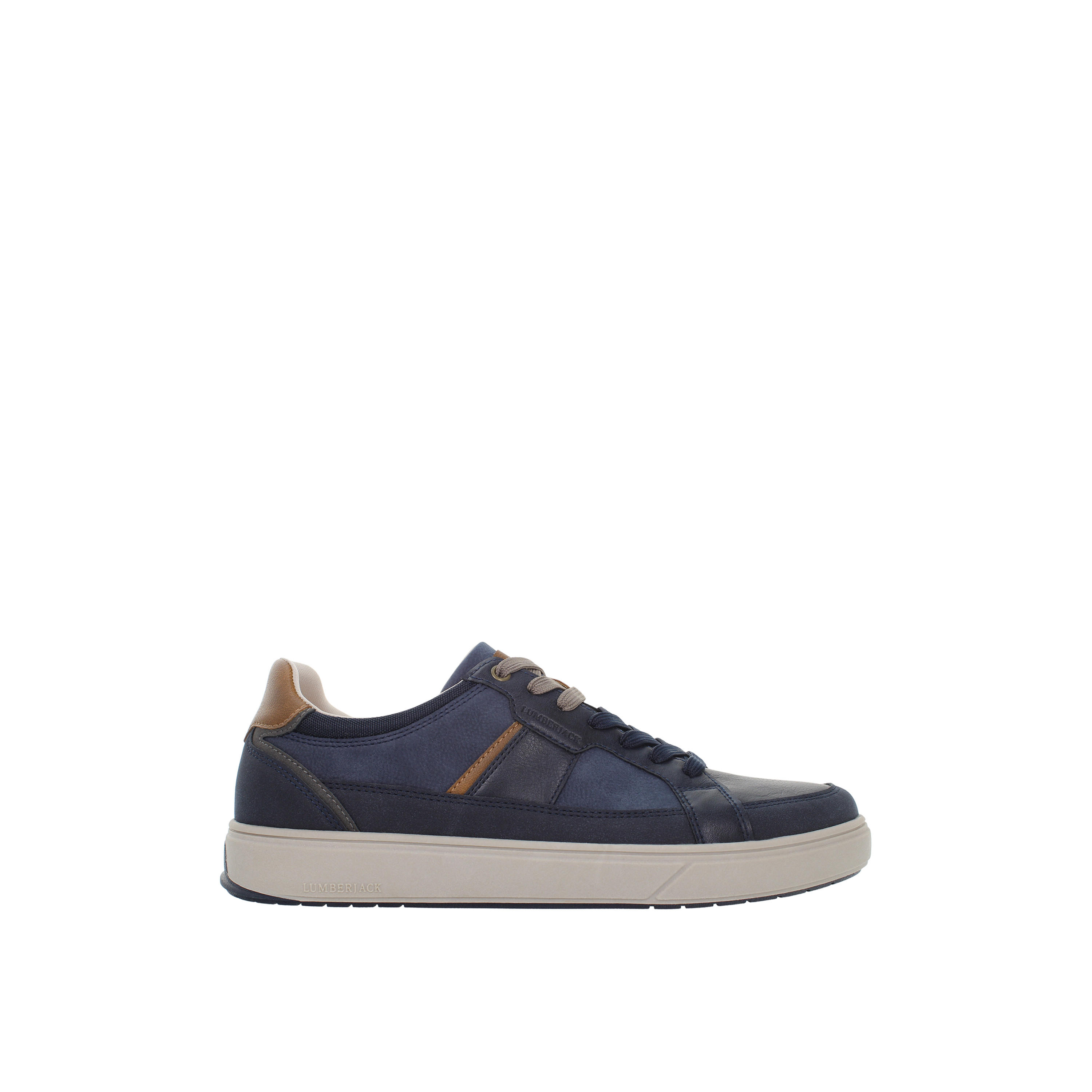 Lumberjack Men MARVIN Panelled Lace-Up Sneakers-men-shoes-sneakers-image-2