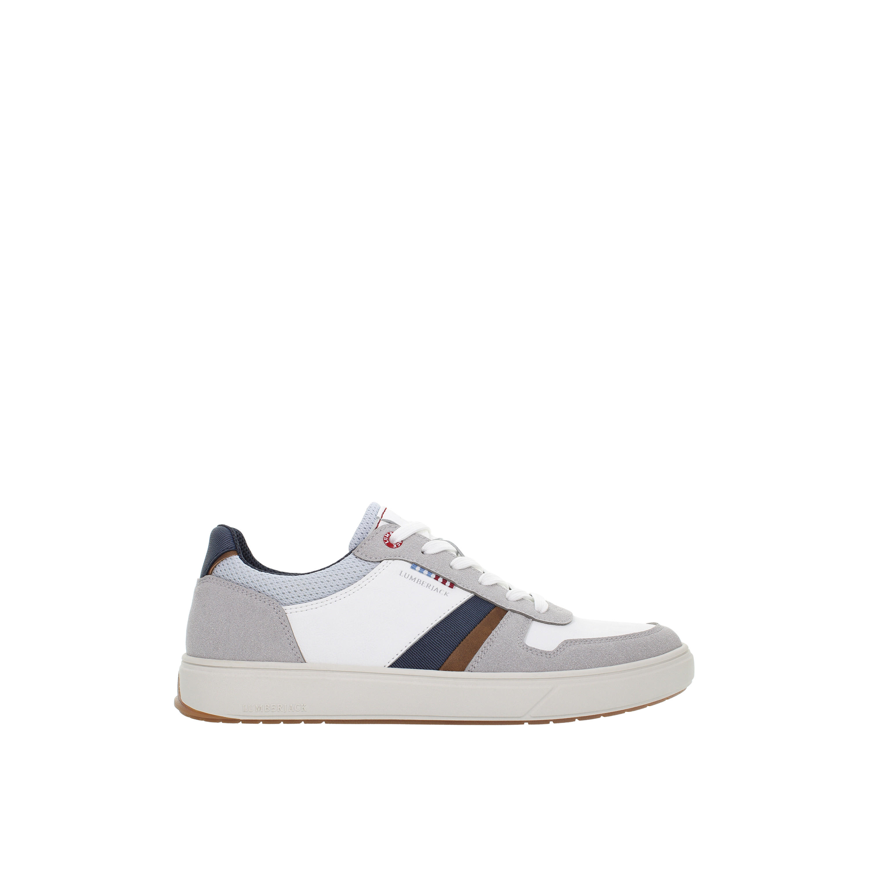 Lumberjack Men MARVIN Panelled Lace-Up Sneakers-men-shoes-sneakers-image-2