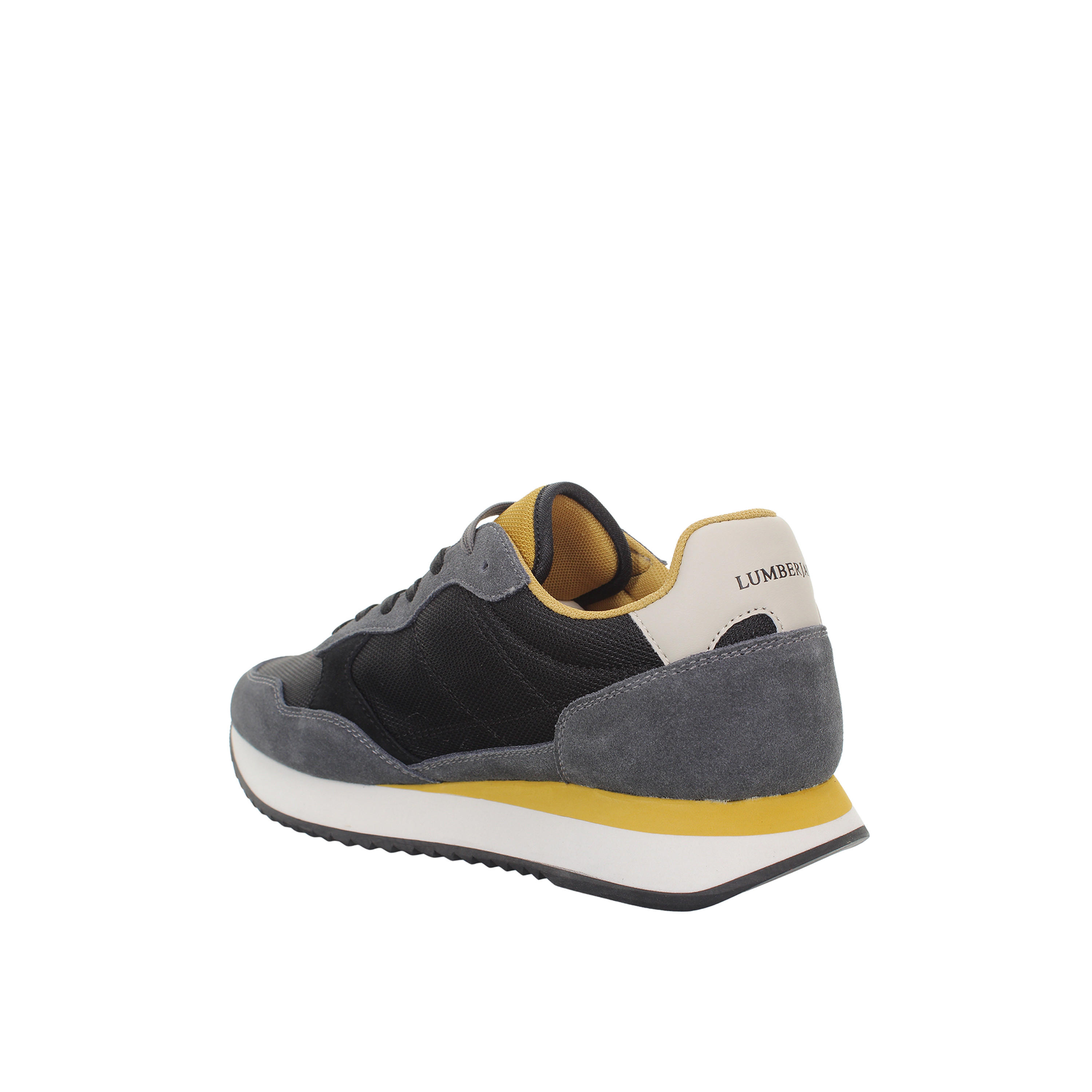 Lumberjack Men WILLIS Panelled Lace-Up Sneakers-men-shoes-sneakers-image-3