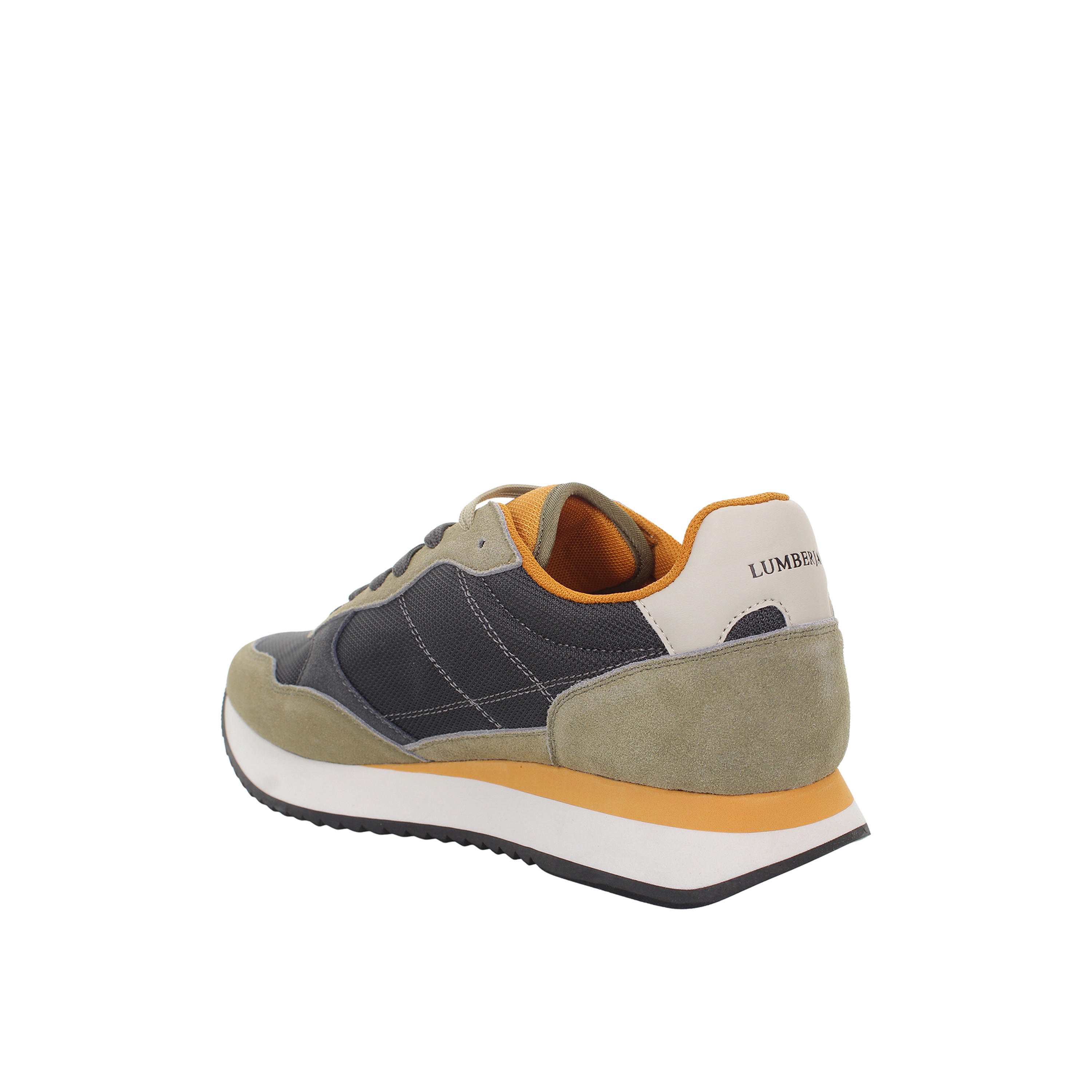 Lumberjack Men WILLIS Panelled Lace-Up Sneakers-men-shoes-sneakers-image-3