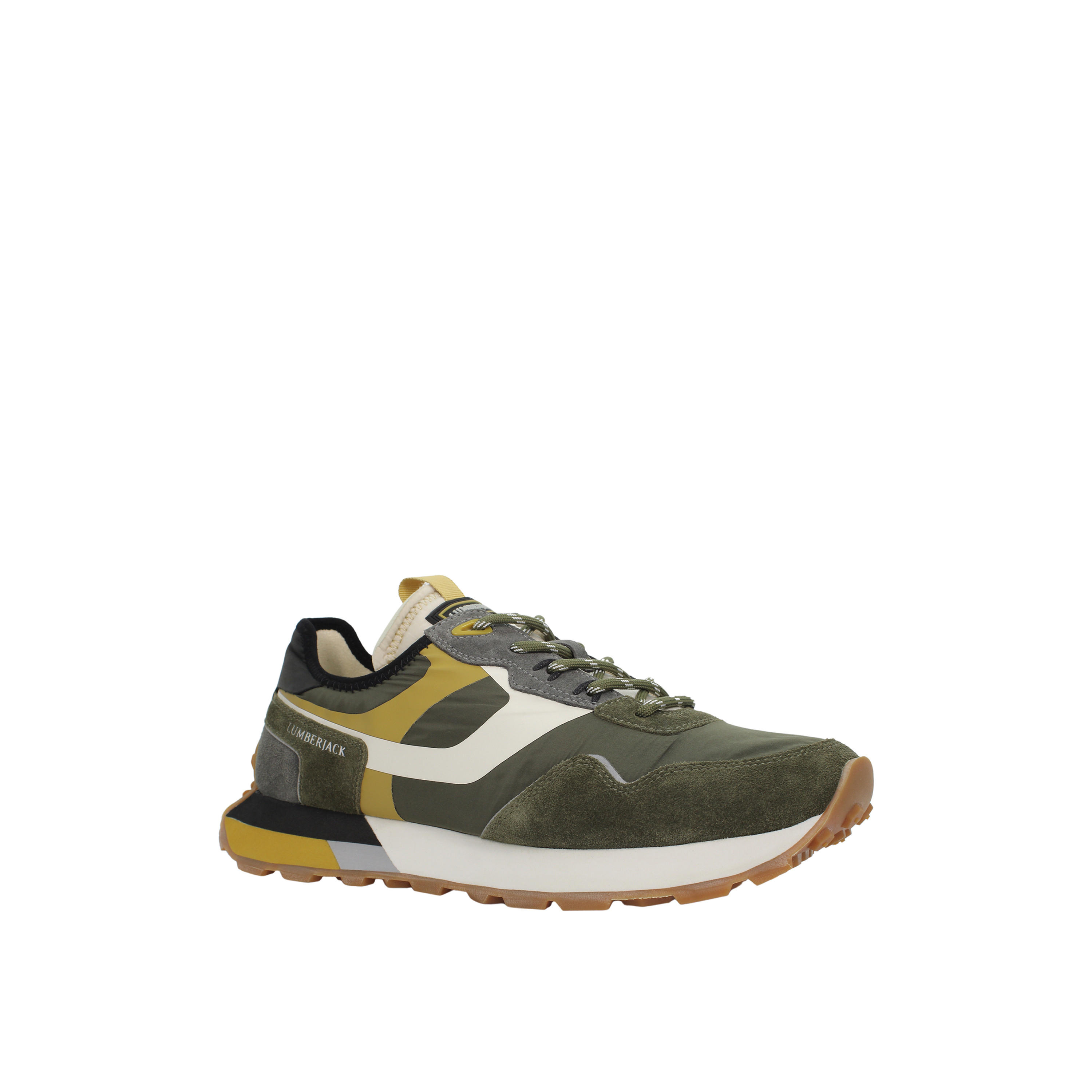 Lumberjack Men FURY Panelled Lace-Up Sneakers-men-shoes-sneakers-image-1