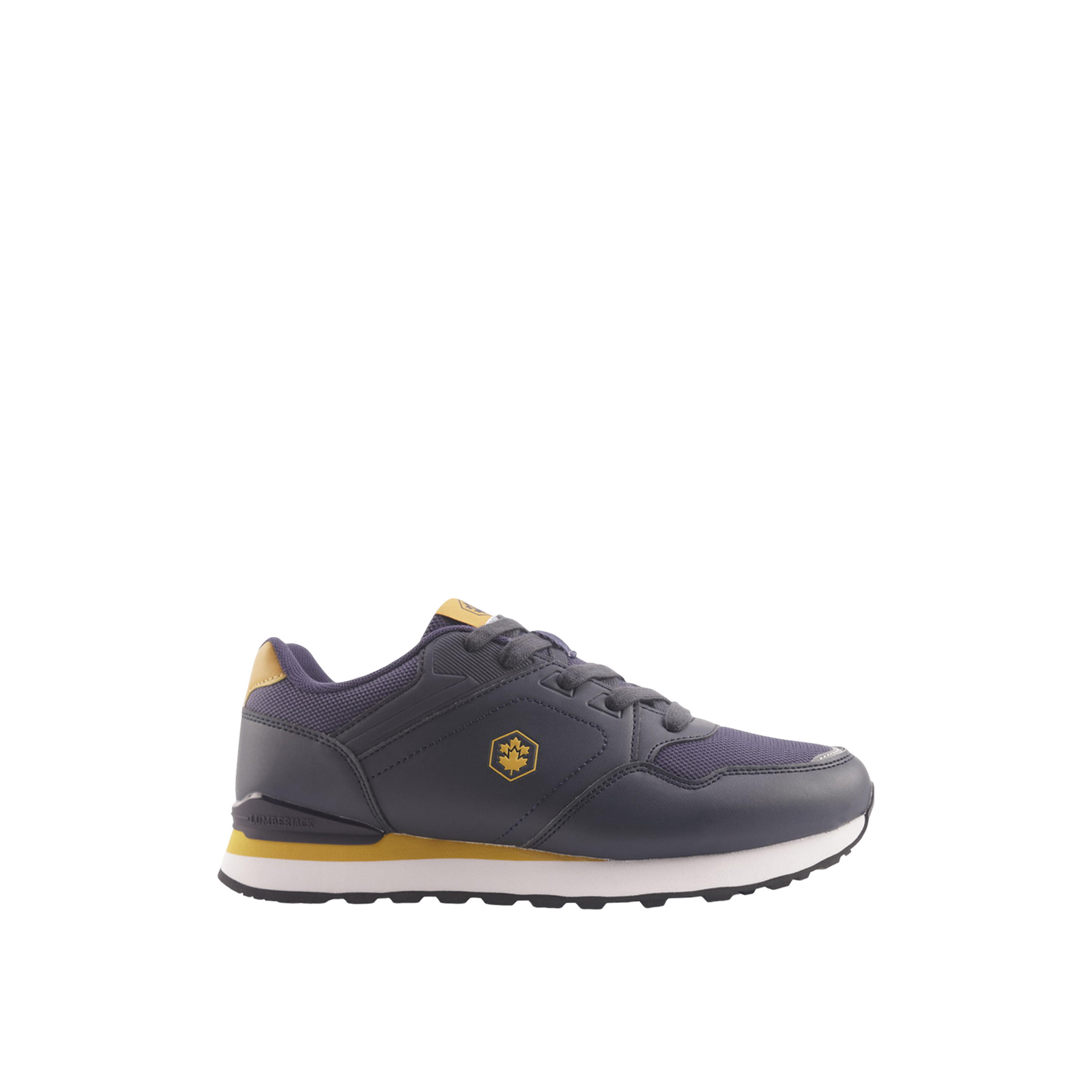 Lumberjack Men ATOS Panelled Lace-Up Sneakers-men-shoes-sneakers-image-2