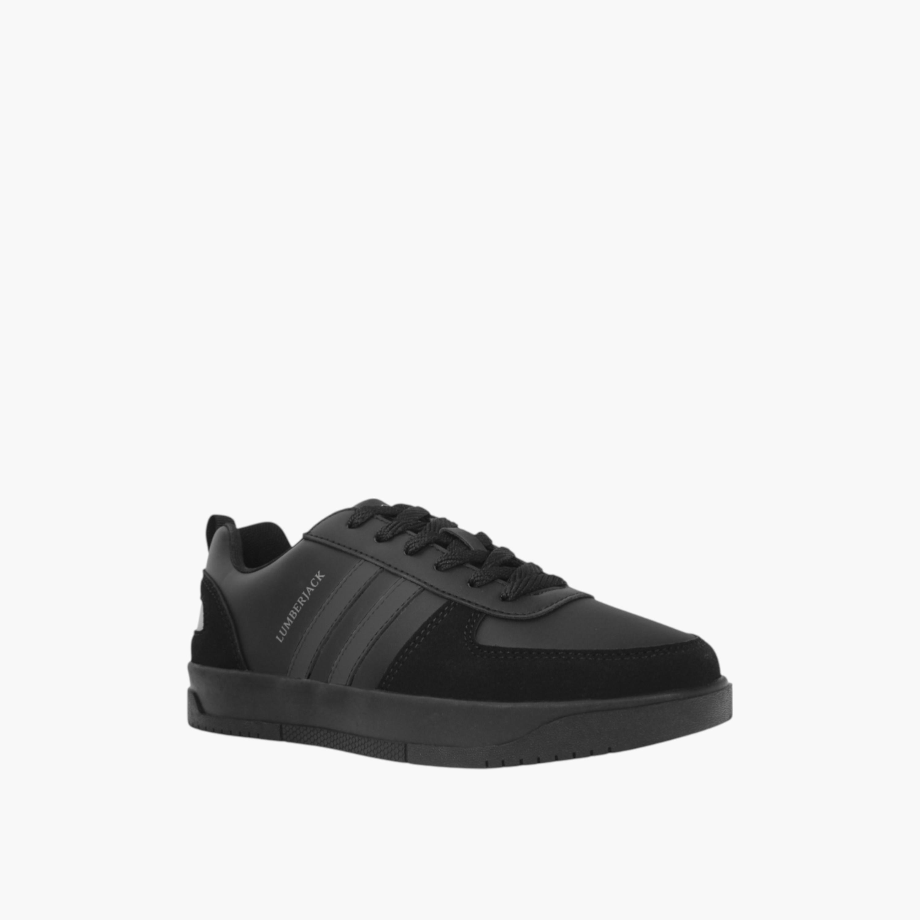Lumberjack Women's Panelled Lace-Up Sneakers-women-shoes-sneakers-image-1