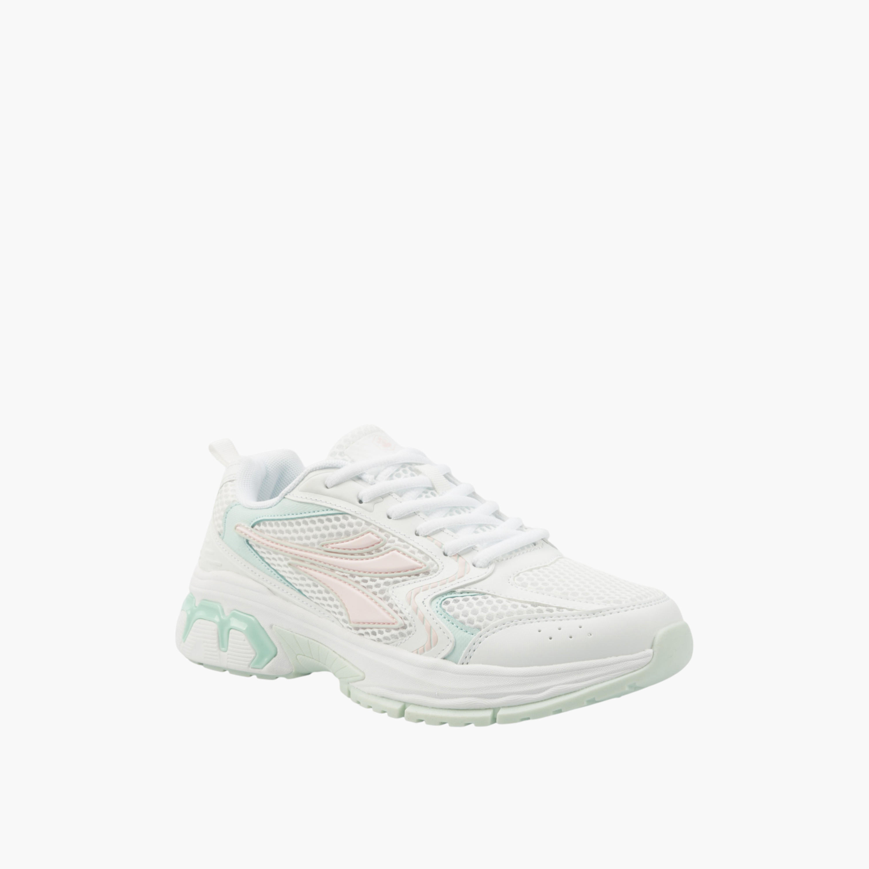 Lumberjack Women's Panelled Lace-Up Sneakers-women-shoes-sneakers-image-1