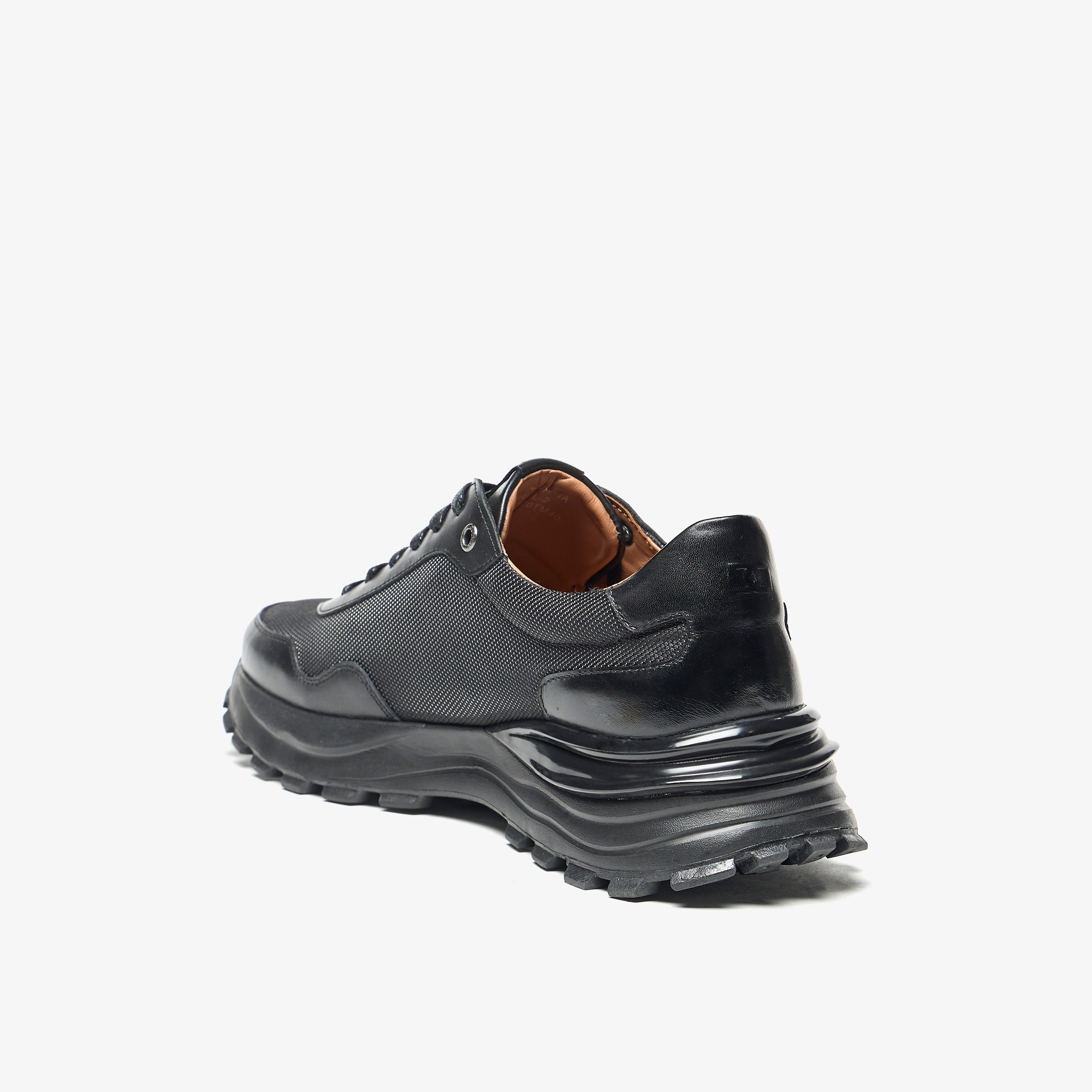 Duchini Men's Textured Lace-Up Ankle Sneakers-men-shoes-sneakers-image-7