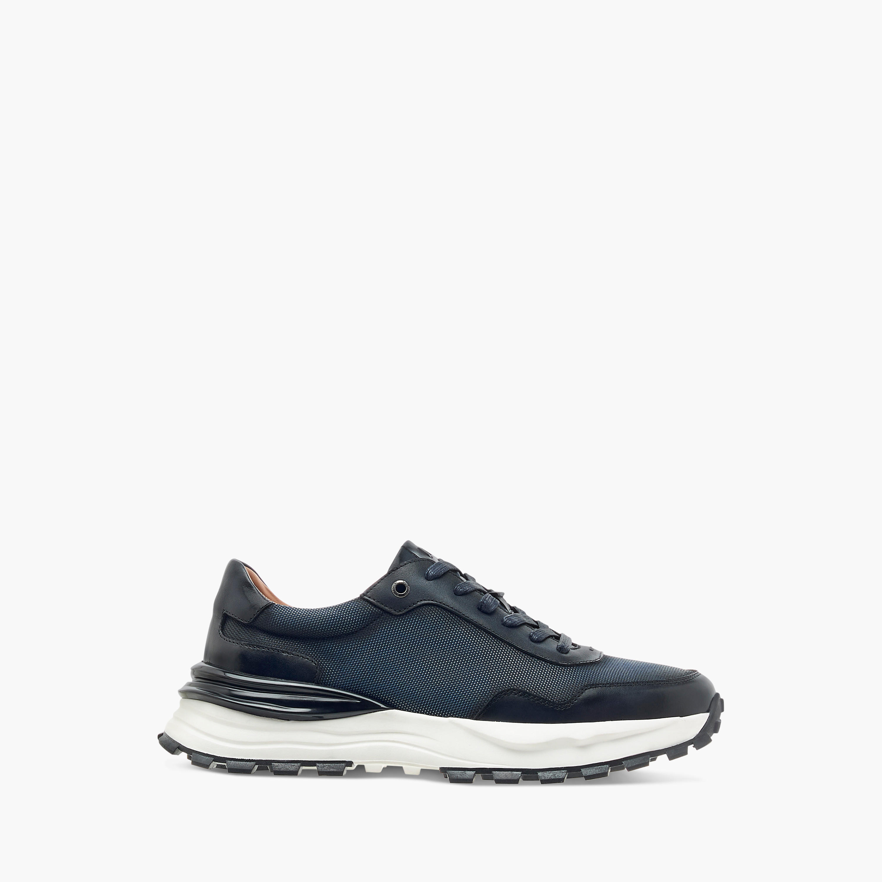 Duchini Men's Textured Lace-Up Ankle Sneakers-men-shoes-sneakers-image-3
