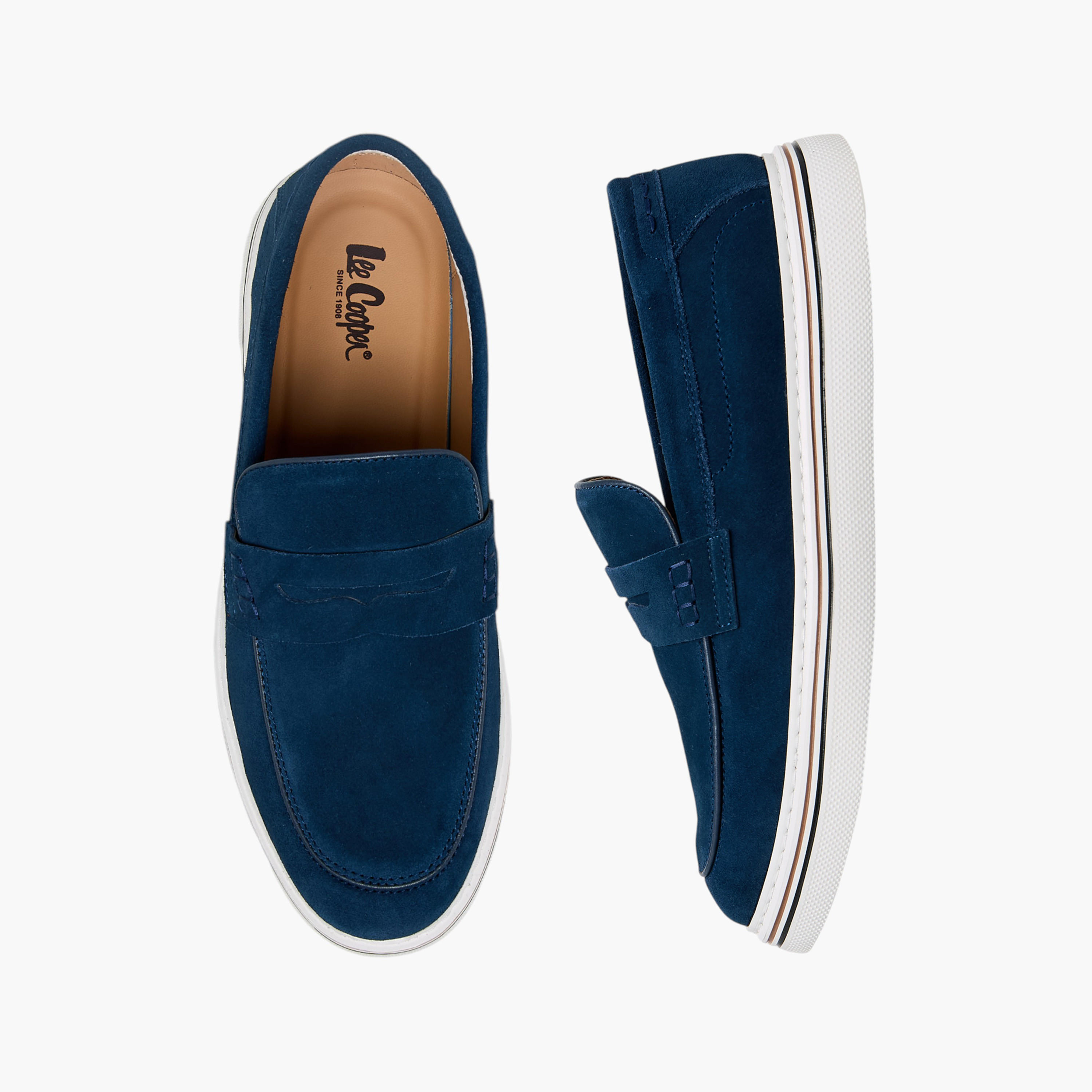Lee Cooper Men Cutout Detail Loafers-men-shoes-loafersandmoccasins-image-1