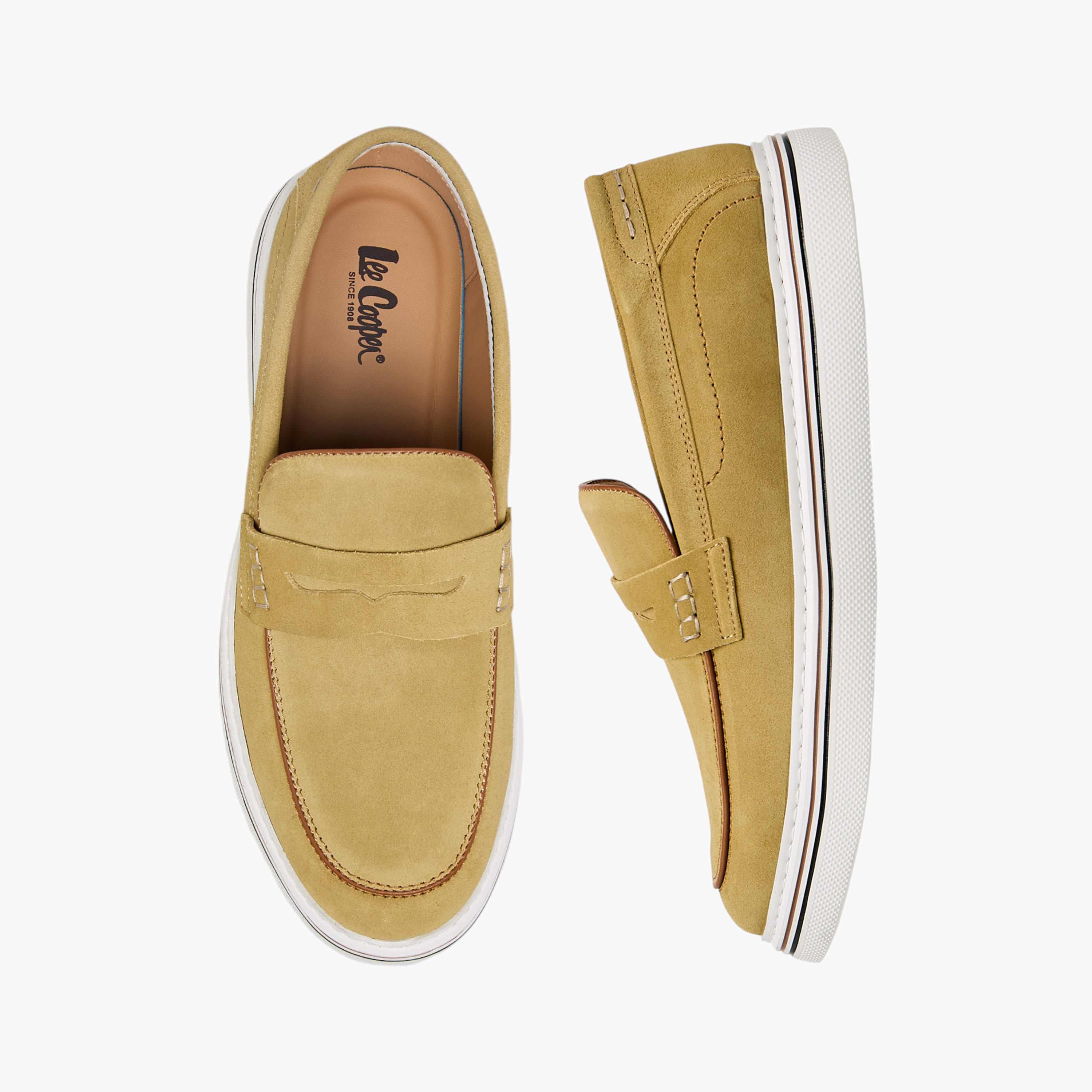 Lee Cooper Men Cutout Detail Loafers-men-shoes-loafersandmoccasins-image-1