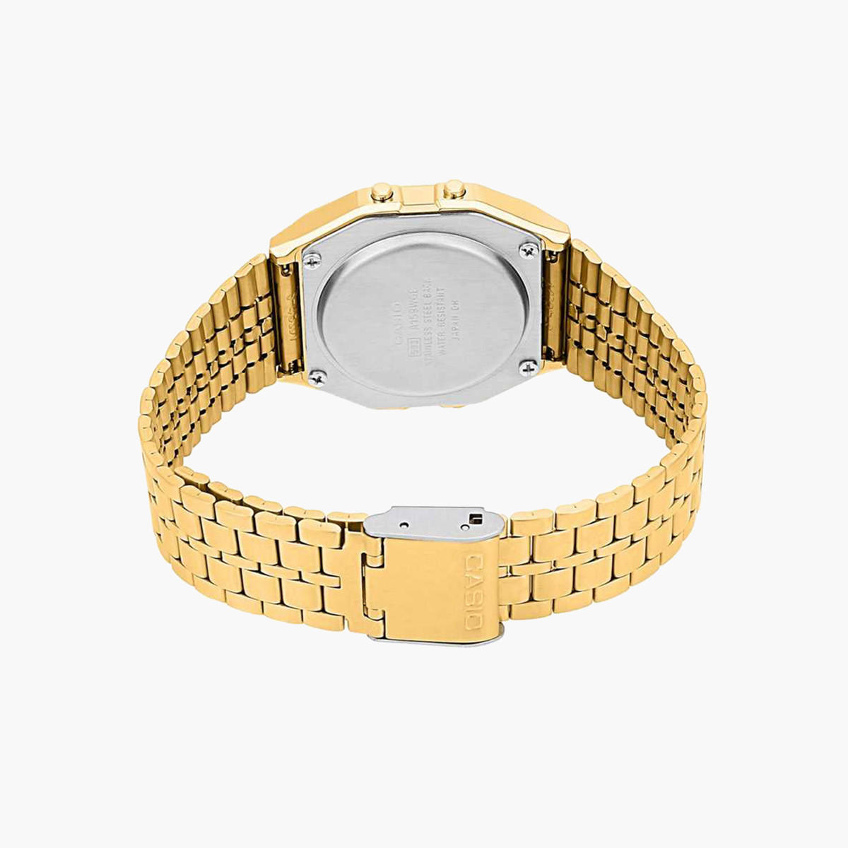 Casio Unisex Gold Digital Metal Strap Watch A159WGED-1DF-men-watchesandjewellery-watches-image-5