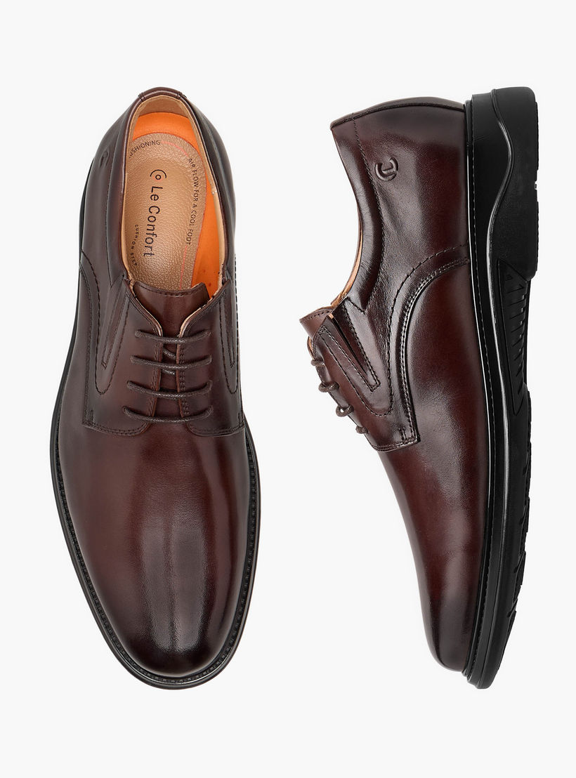 Le Confort Men Genuine Leather Lace-Up Derby Shoes-men-shoes-formalshoes-image-1