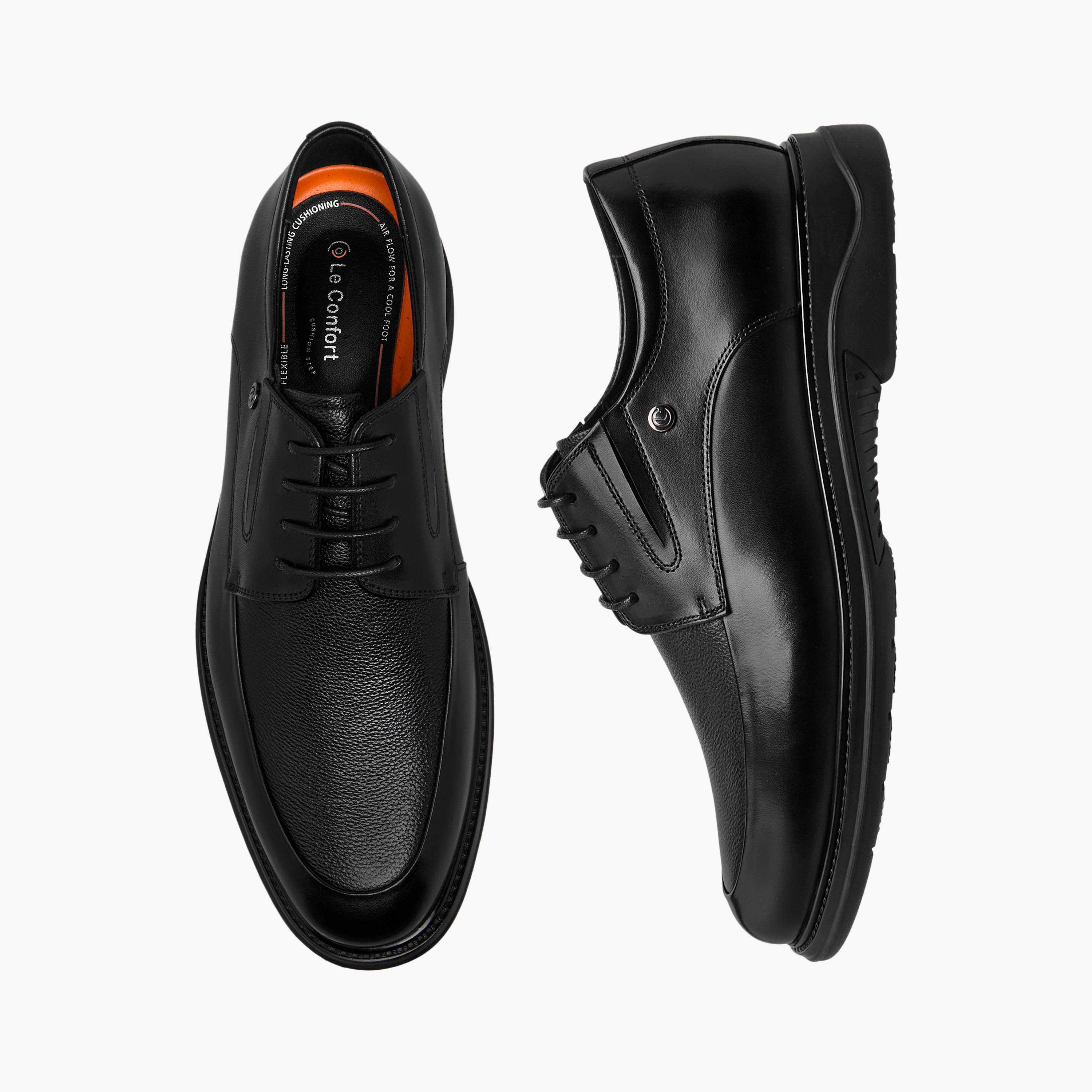 Le Confort Men Genuine Leather Lace-Up Derby Shoes-men-shoes-formalshoes-image-1