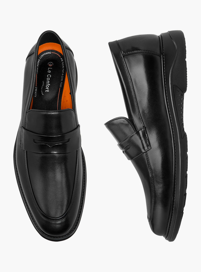 Le Confort Men Genuine Leather Slip-On Loafers-men-shoes-loafersandmoccasins-image-1