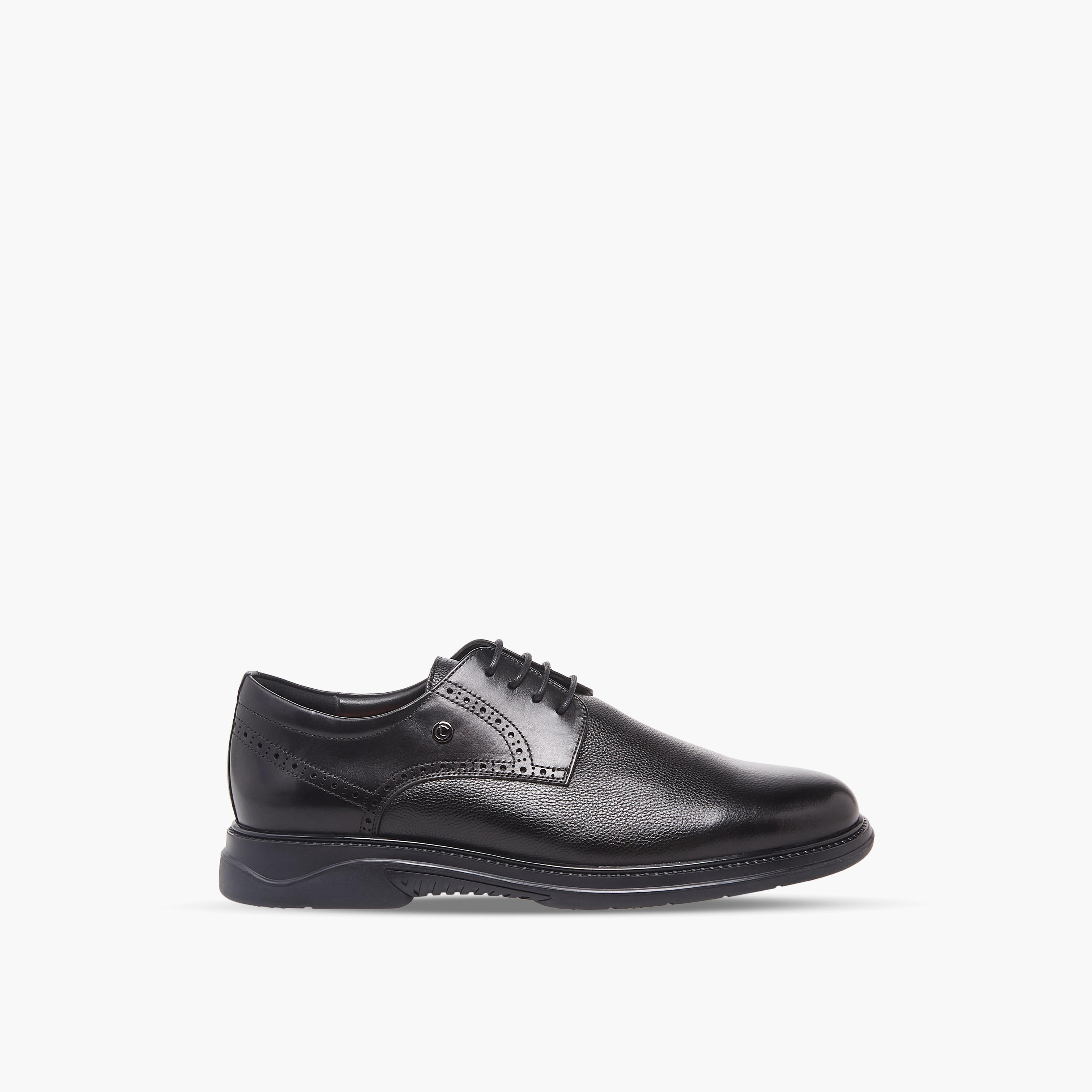 حذاء ديربي جلد برباط إغلاق للرجال من لو كونفورت-men-shoes-formalshoes-image-3