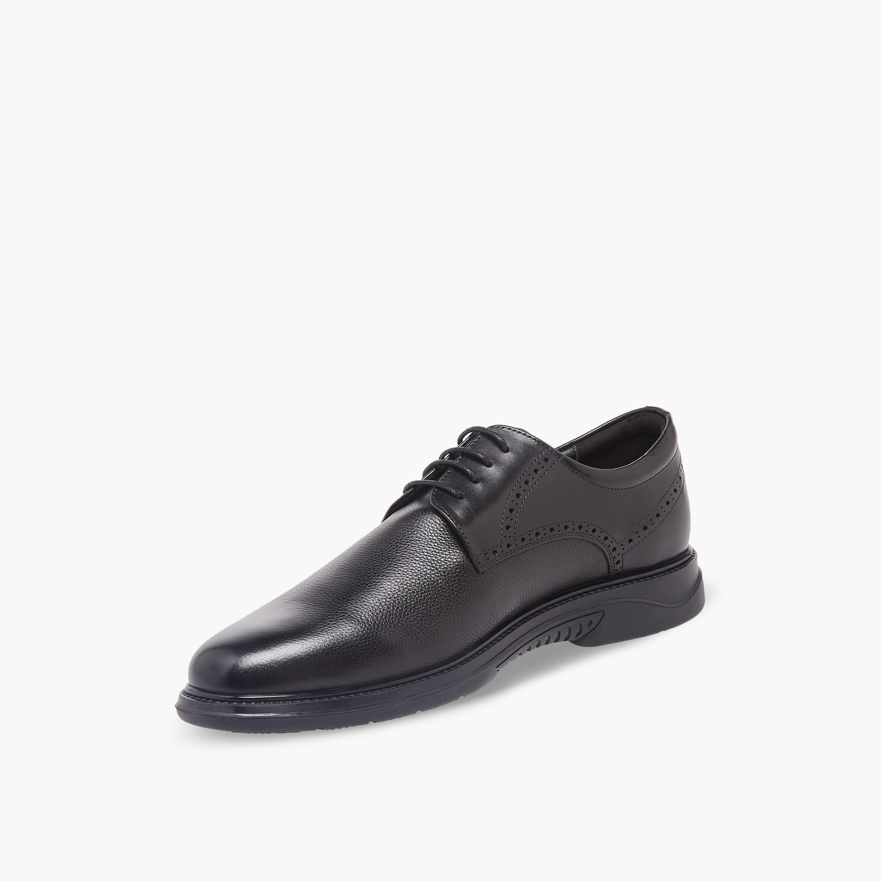 حذاء ديربي جلد برباط إغلاق للرجال من لو كونفورت-men-shoes-formalshoes-image-4